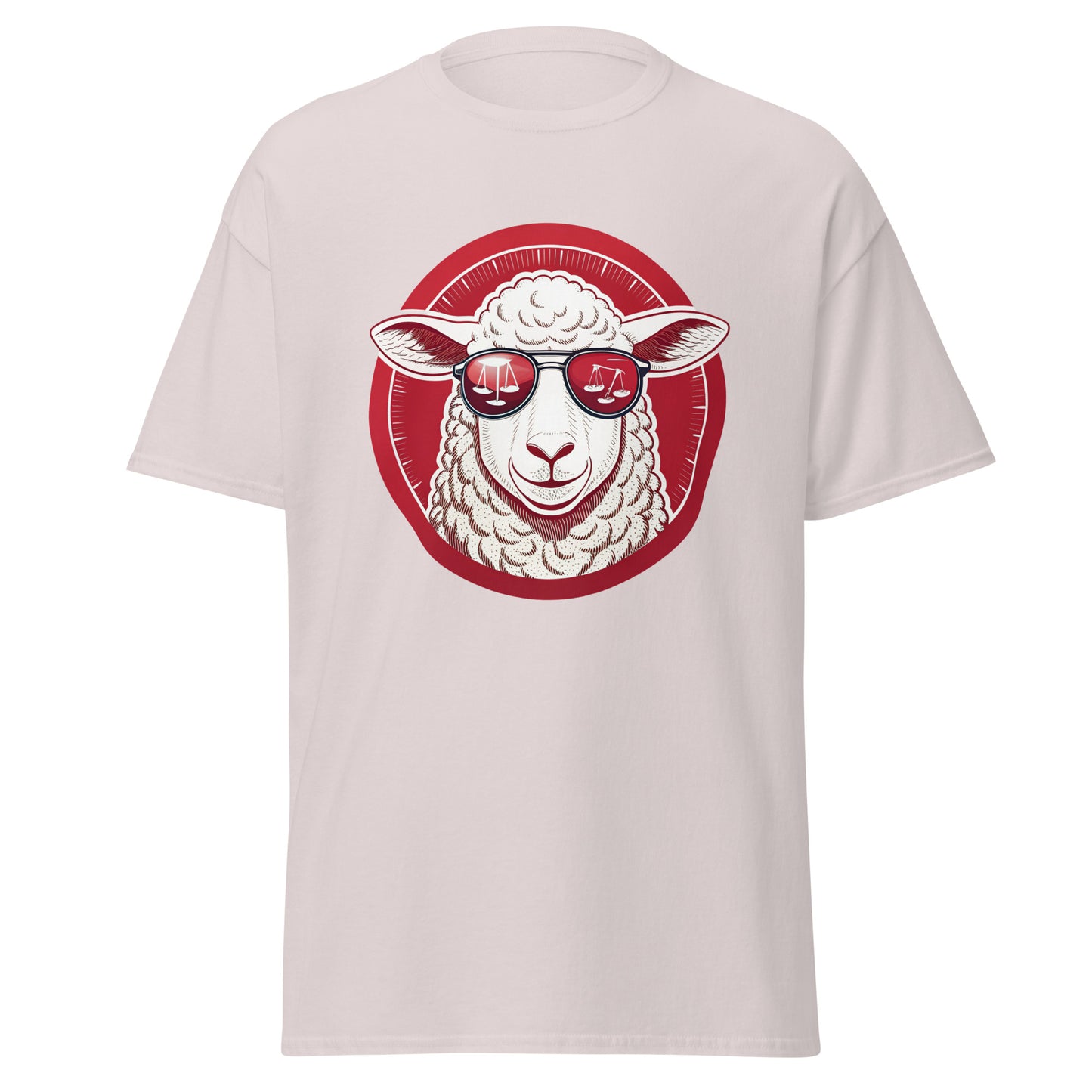 Christian Inspirational T-Shirt - Truth and Justice Lamb -RKM Inspiration - 49839181