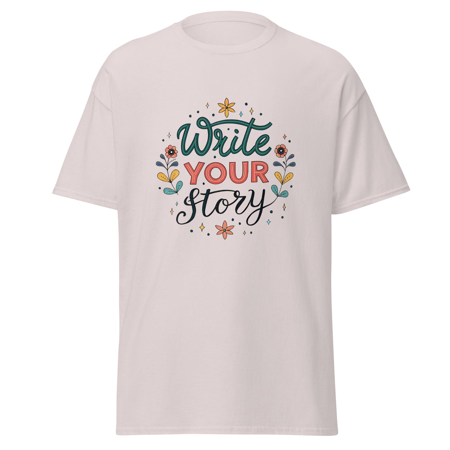Write Your Story - Unisex classic tee with print -RKM Inspiration - 69258861