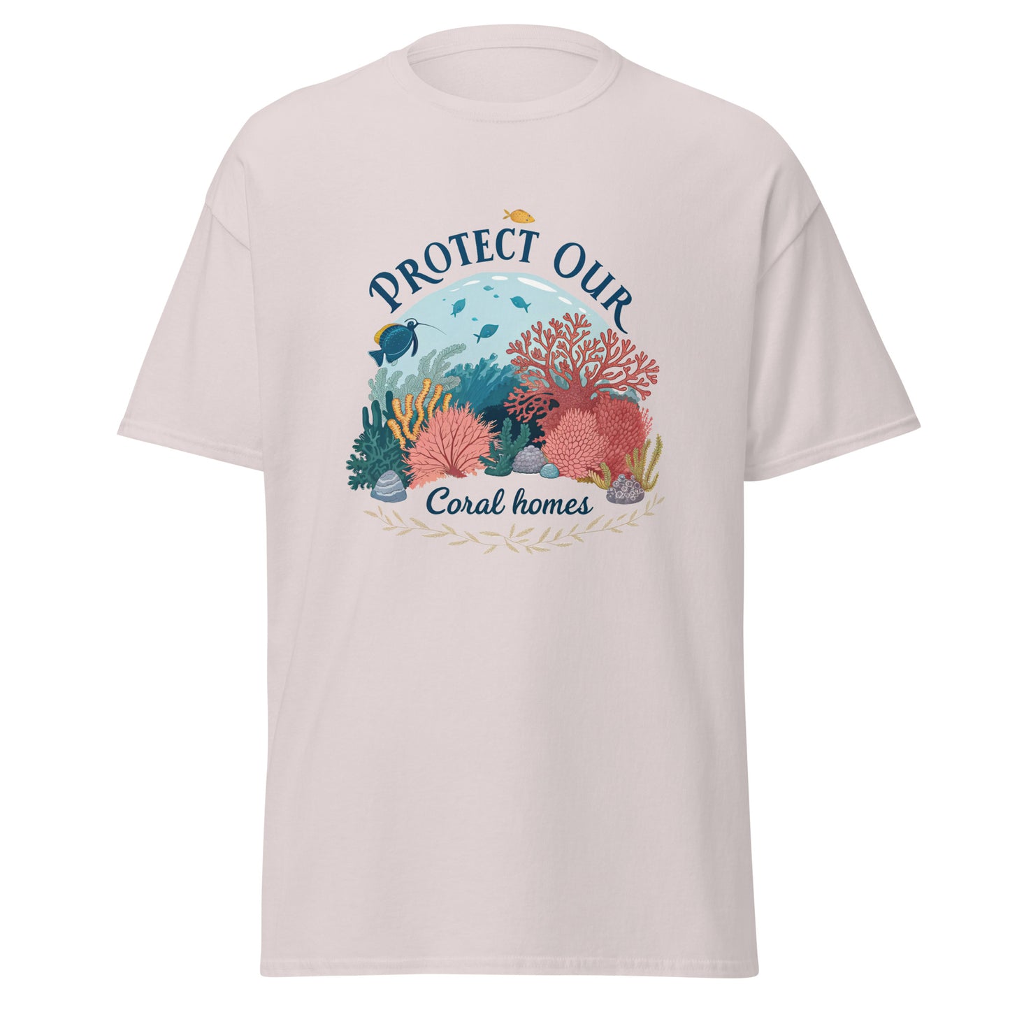 Protect Our Coral Home 2 - tee with print -RKM Inspiration - 68632599