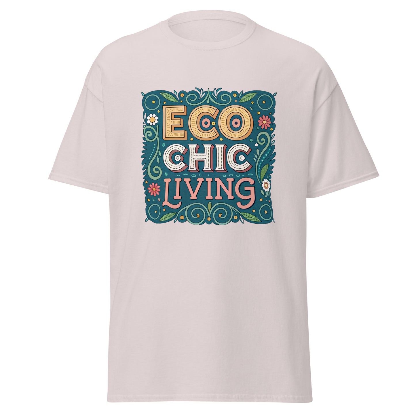 Eco Chic Living - Unisex classic tee with print -RKM Inspiration - 61251129