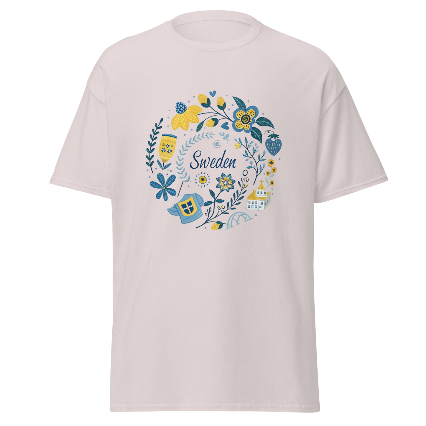 Sweden - Unisex classic tee with print -RKM Inspiration - 39272160