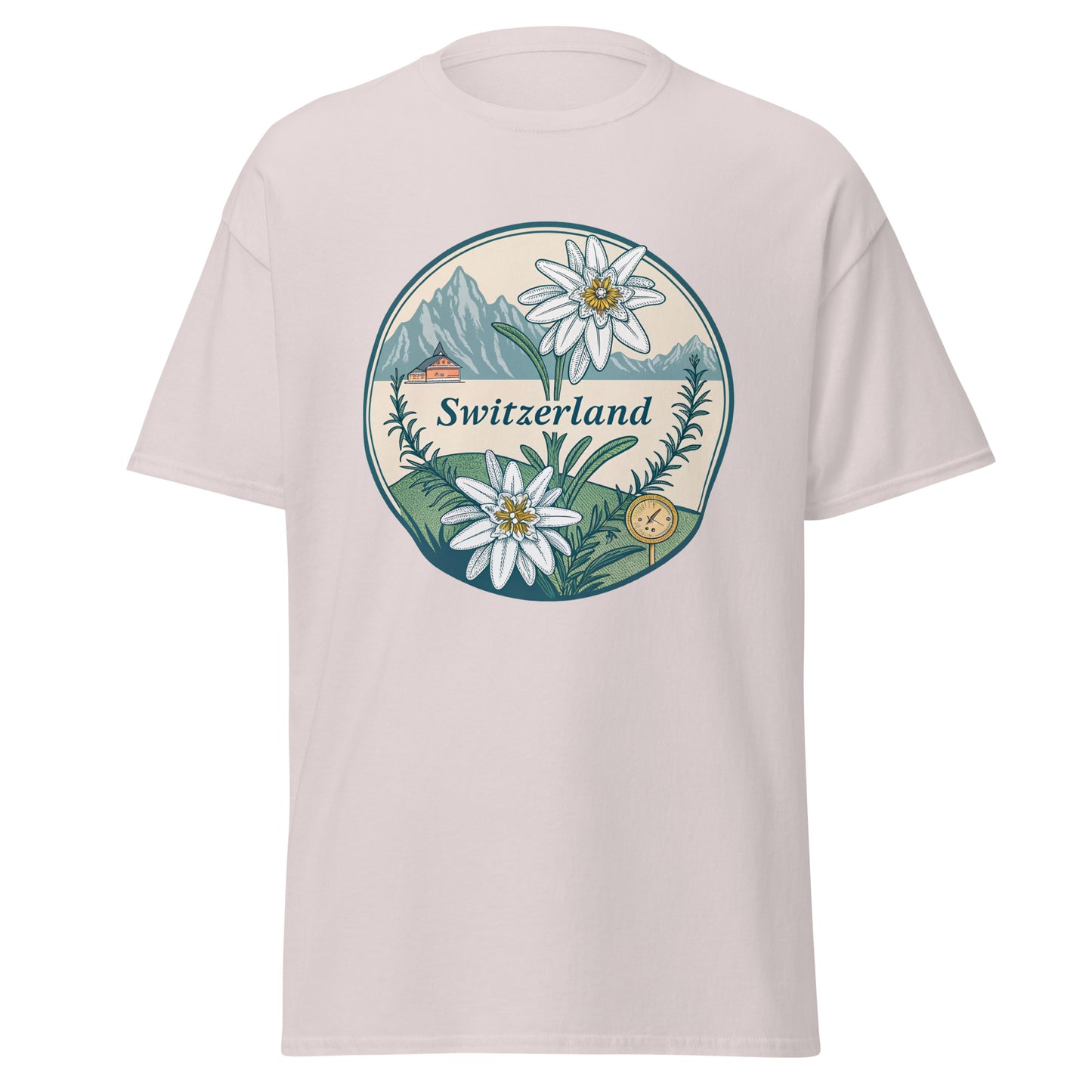 Switzerland - Unisex classic tee with print -RKM Inspiration - 99258075