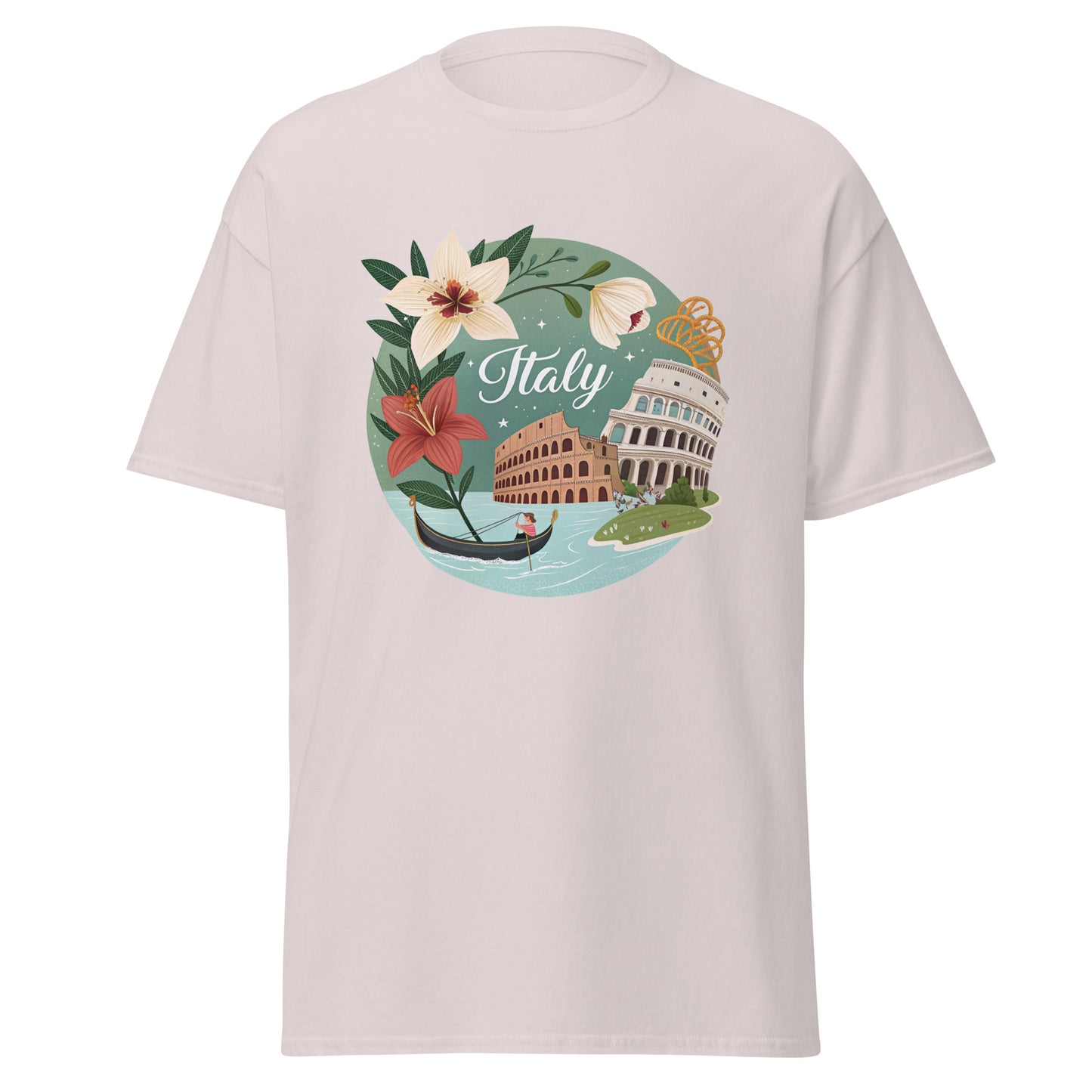 Italy - Unisex classic tee with print -RKM Inspiration - 28898810