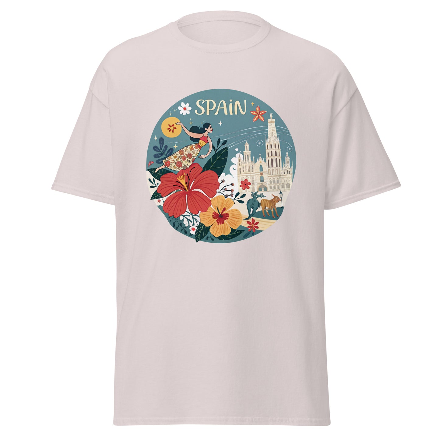 Spain - Unisex classic tee with print -RKM Inspiration - 77058254