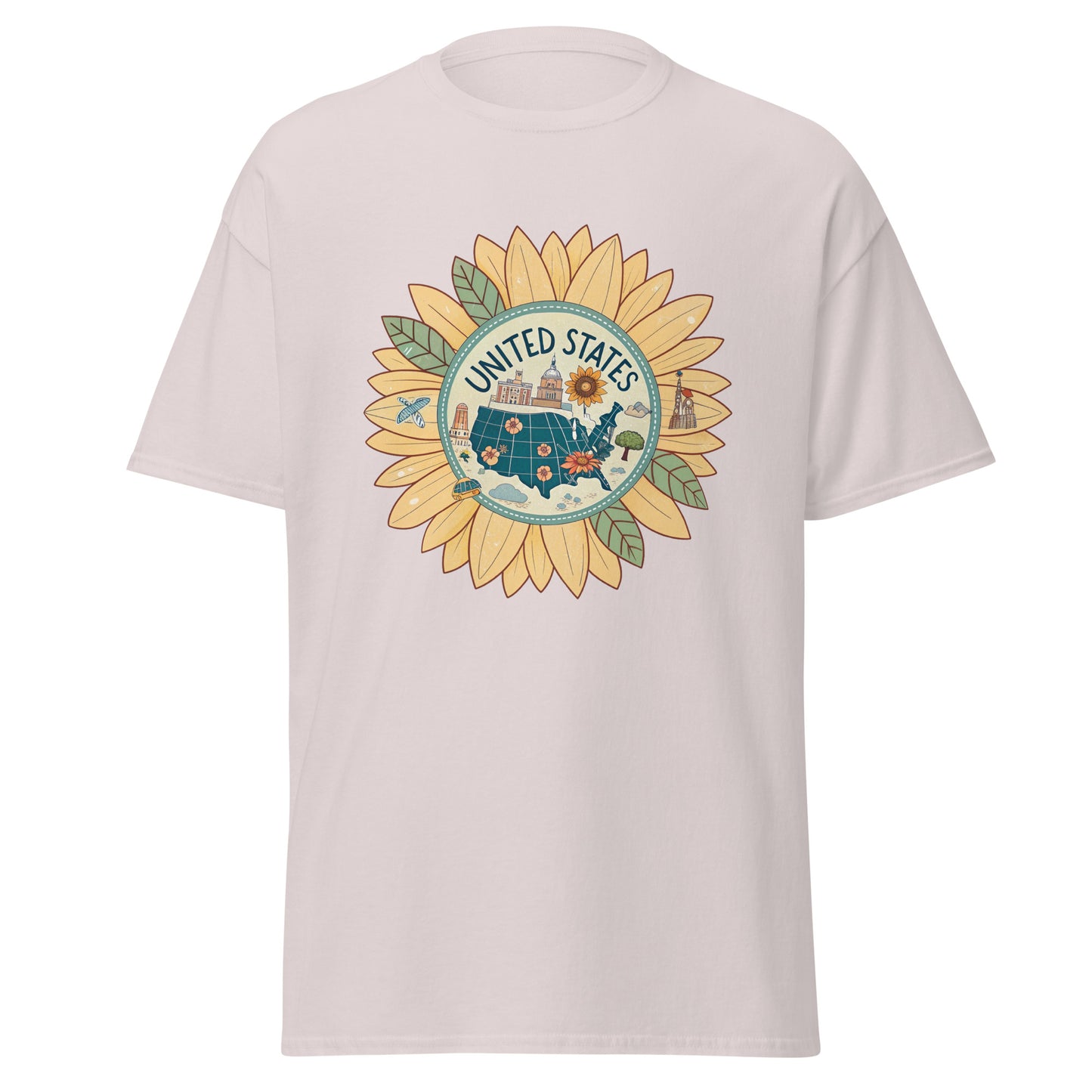 United States - Unisex classic tee with print -RKM Inspiration - 96487098