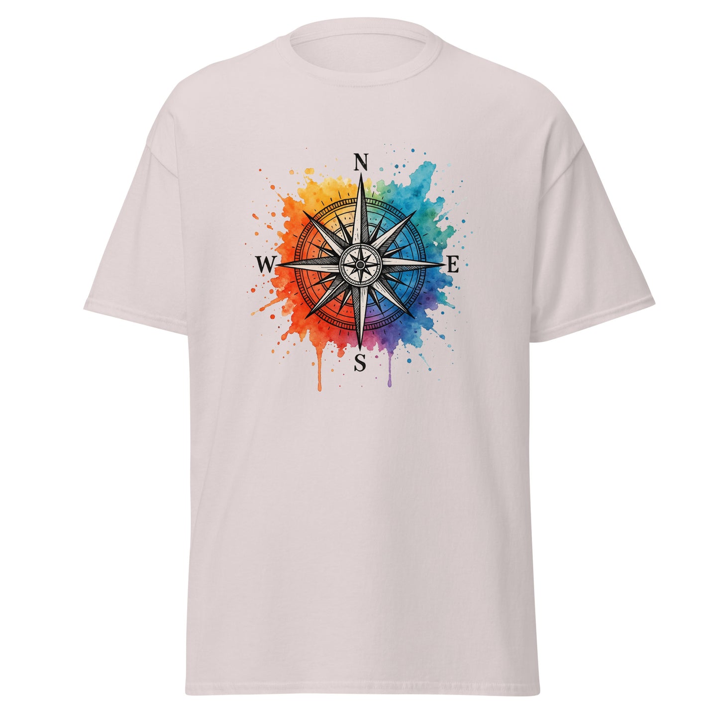 Compass - Unisex classic tee with print -RKM Inspiration - 97369713