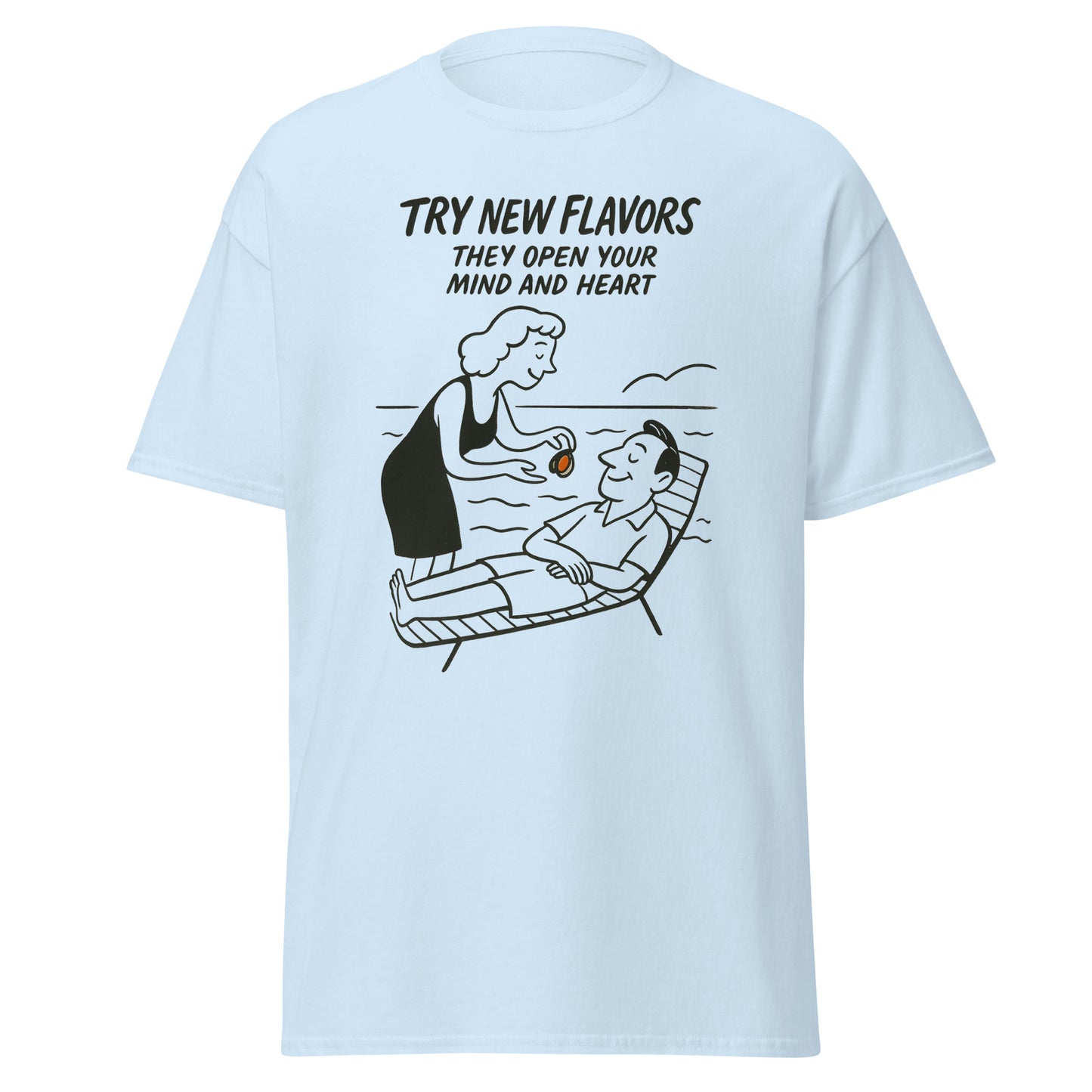 Try New Flavors - Unisex classic tee with print -RKM Inspiration - 72838695