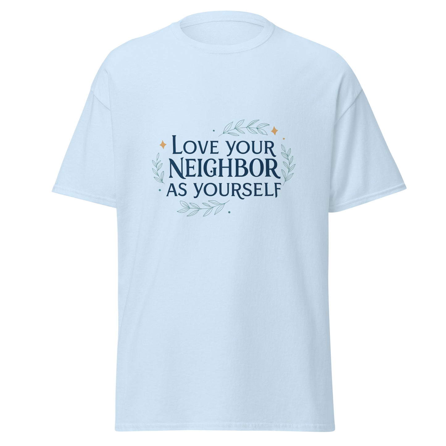 Christian Inspirational T-Shirt - Love Your Neighbor -RKM Inspiration - 34420695