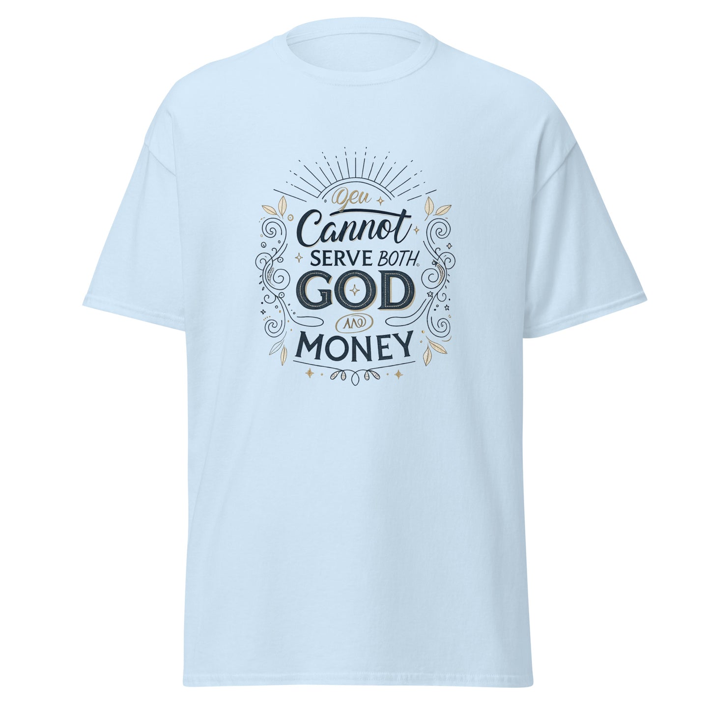 Christian Inspirational T-Shirt - God vs. Money -RKM Inspiration - 63888135