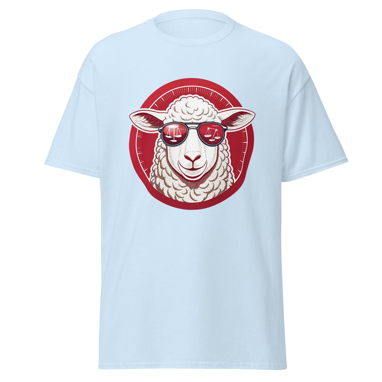 Christian Inspirational T-Shirt - Truth and Justice Lamb -RKM Inspiration - 19002794