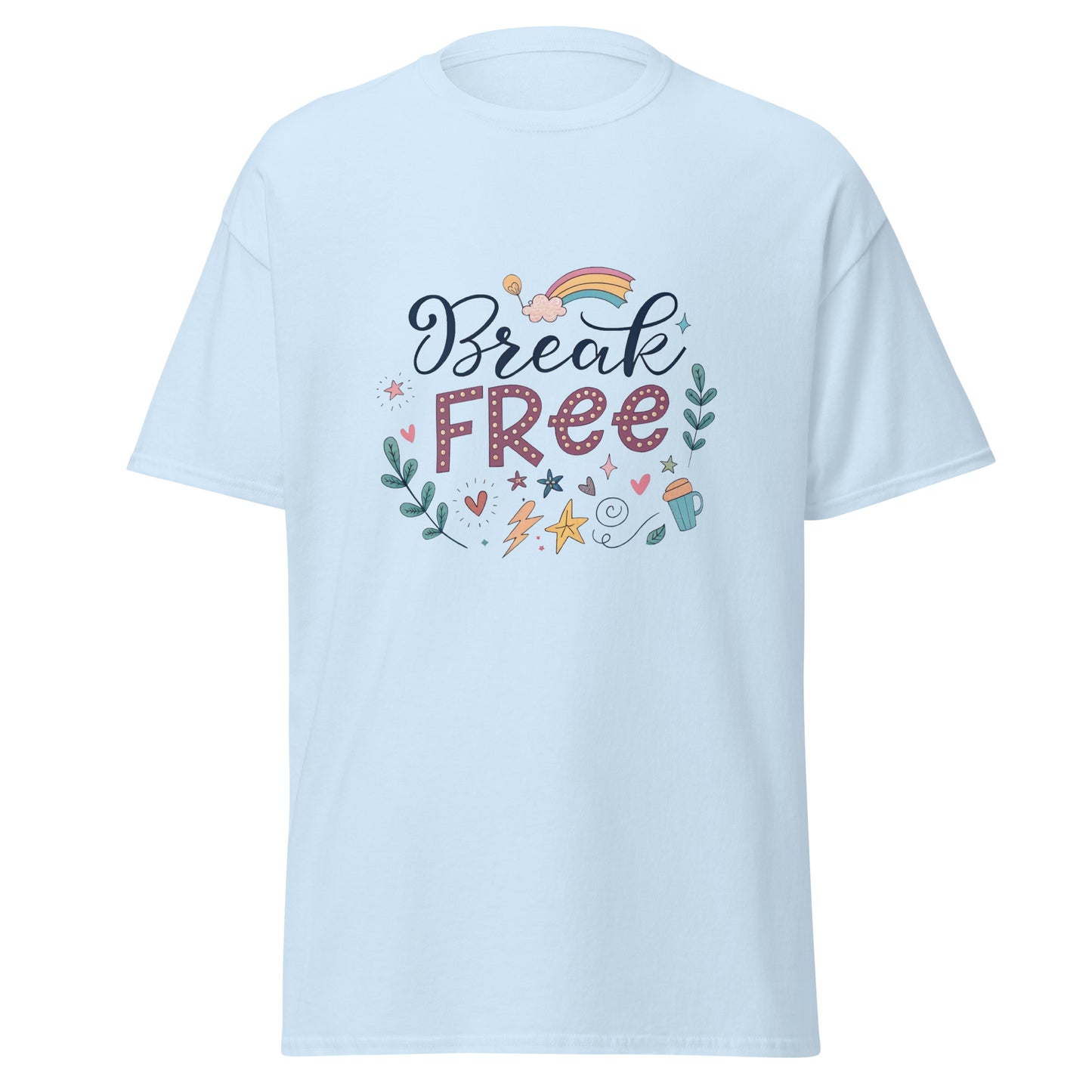 Break Free - Unisex classic tee with print -RKM Inspiration - 37956019