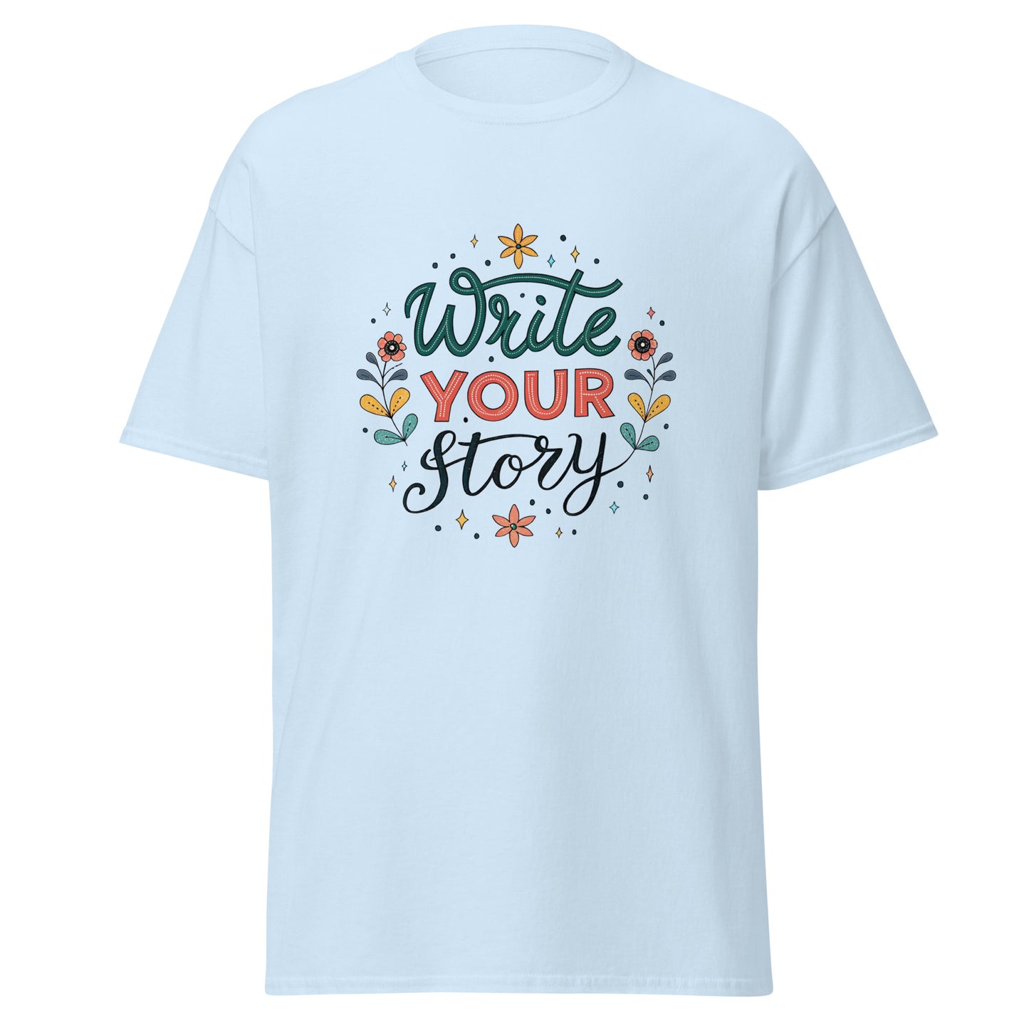 Write Your Story - Unisex classic tee with print -RKM Inspiration - 37659081