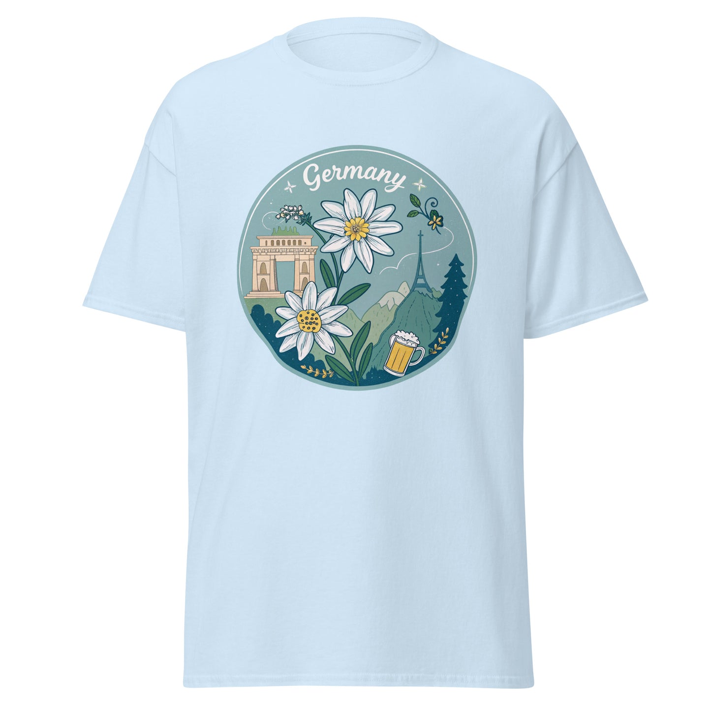 Germany - Unisex classic tee with print -RKM Inspiration - 22979678