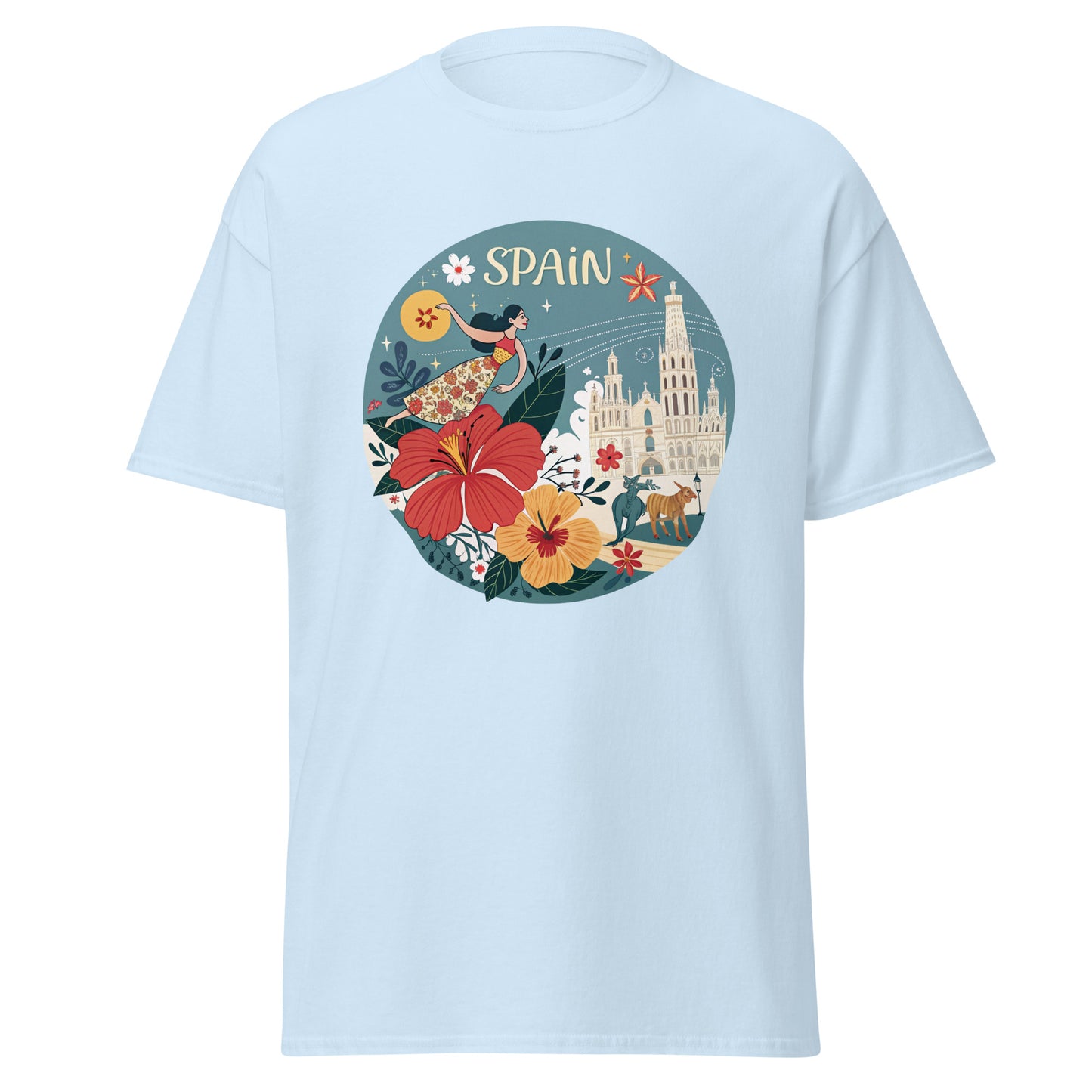 Spain - Unisex classic tee with print -RKM Inspiration - 41183824