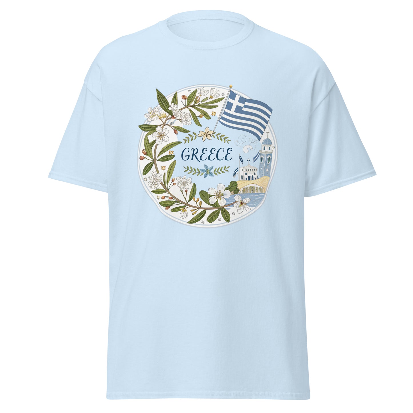 Greece - Unisex classic tee with print -RKM Inspiration - 45817853