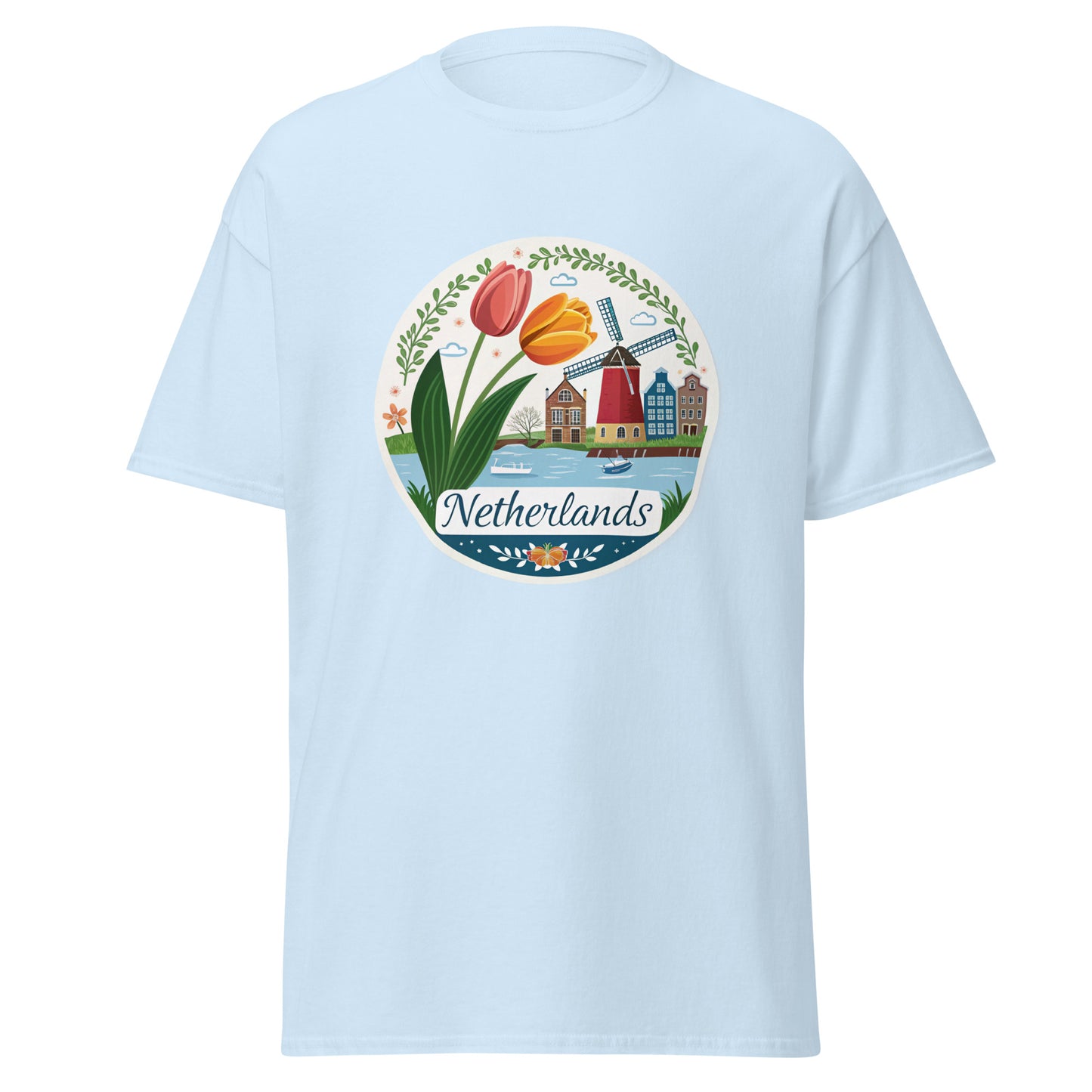 Netherlands - Unisex classic tee with print -RKM Inspiration - 92771495