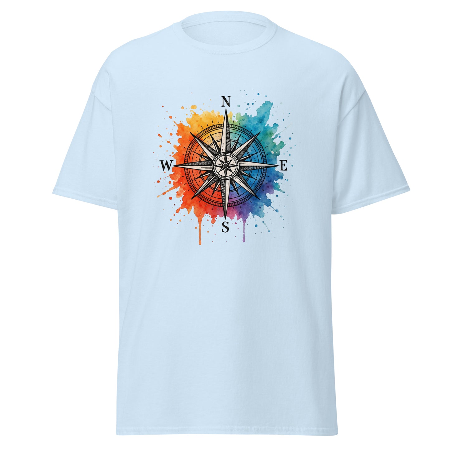 Compass - Unisex classic tee with print -RKM Inspiration - 96360681