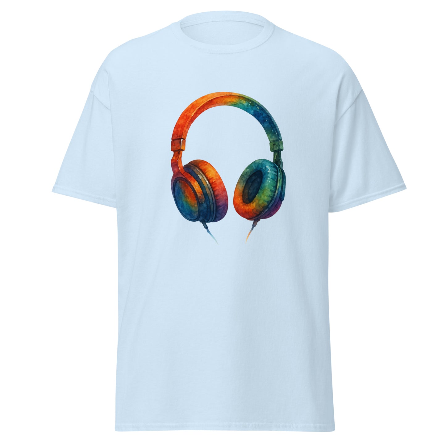 Headphones - Unisex classic tee with print -RKM Inspiration - 19516723