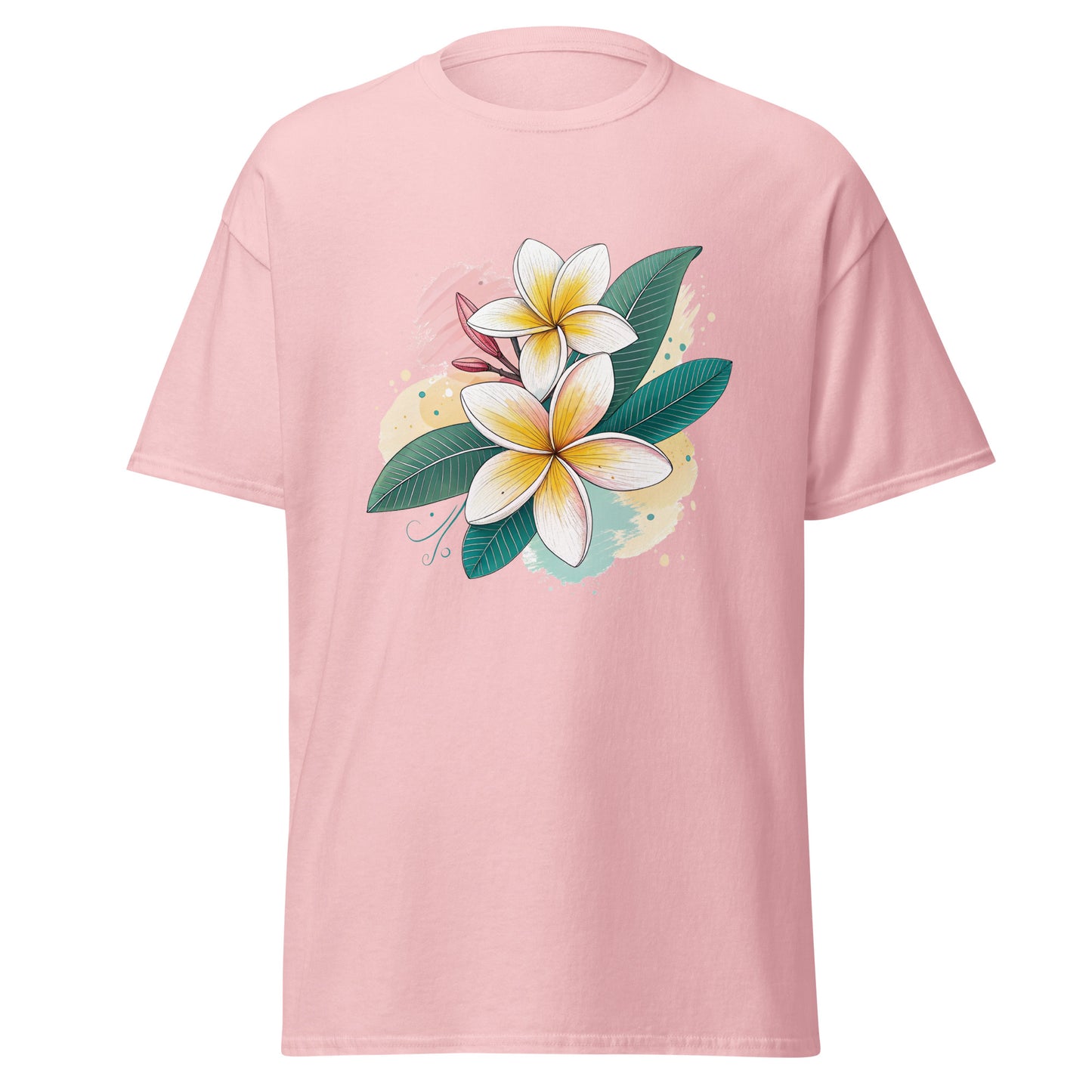 Frangipani - Unisex classic tee with print -RKM Inspiration - 49541084