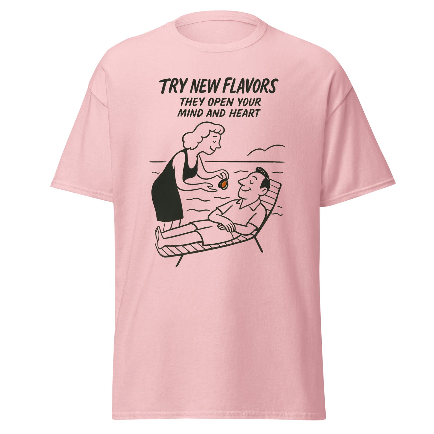 Try New Flavors - Unisex classic tee with print -RKM Inspiration - 43649862