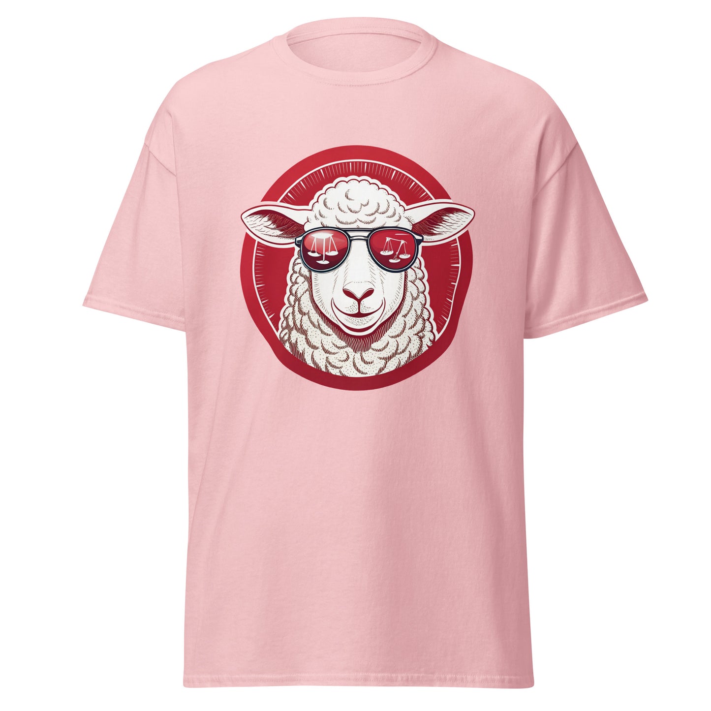 Christian Inspirational T-Shirt - Truth and Justice Lamb -RKM Inspiration - 62732589