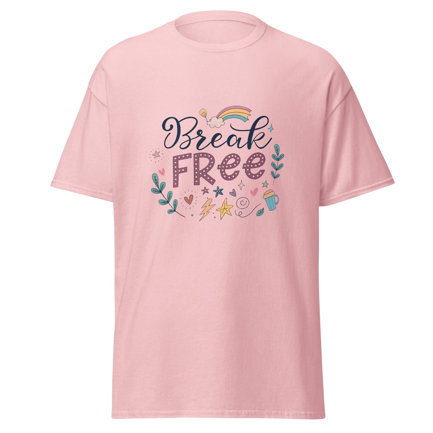 Break Free - Unisex classic tee with print -RKM Inspiration - 52586356