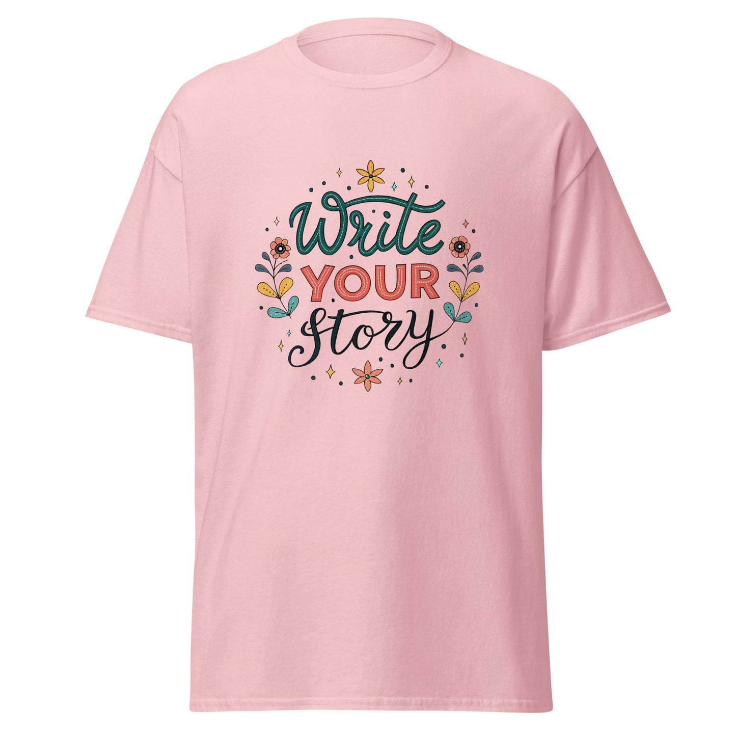 Write Your Story - Unisex classic tee with print -RKM Inspiration - 49094551