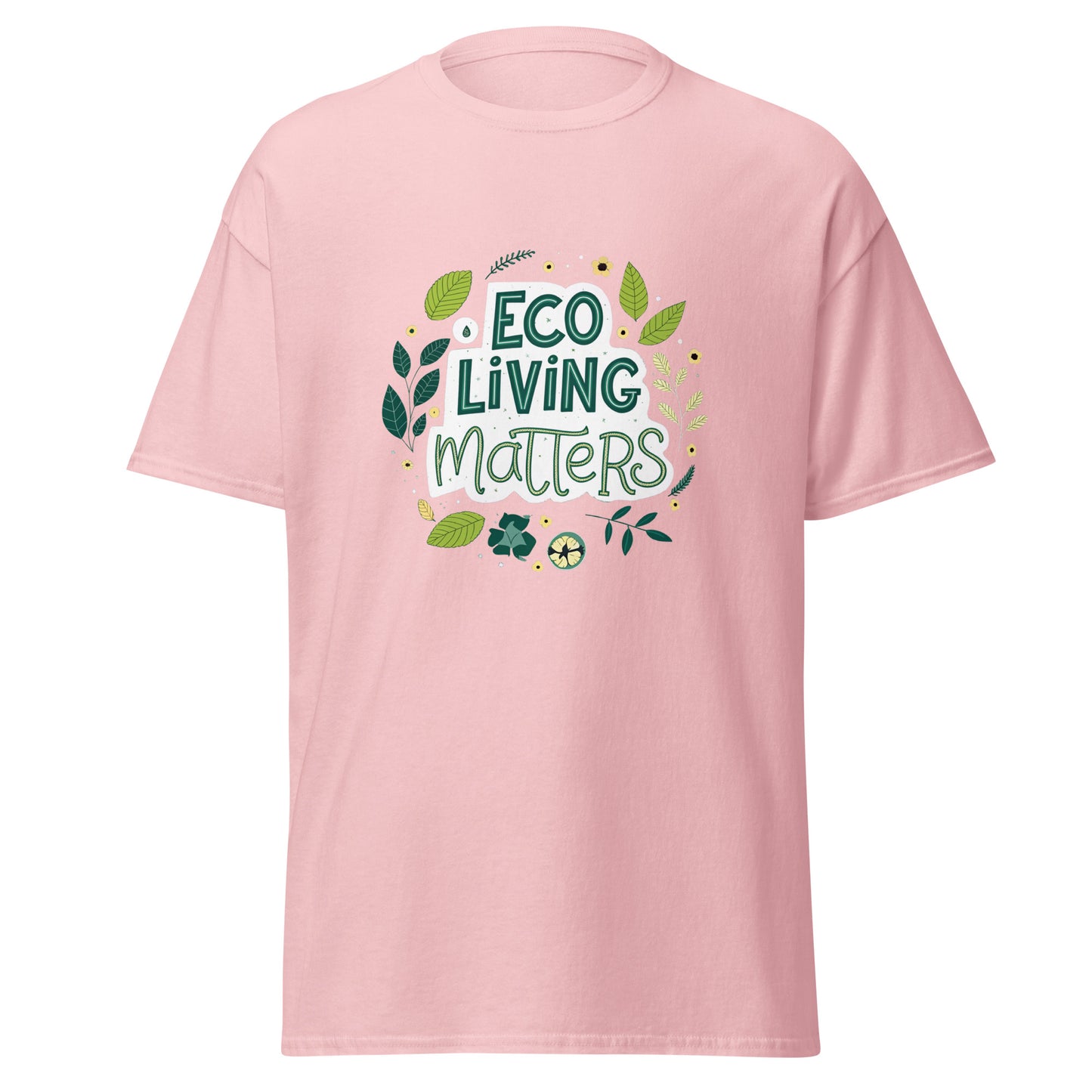 Eco Living Matters Tee with Print -RKM Inspiration - 70427655