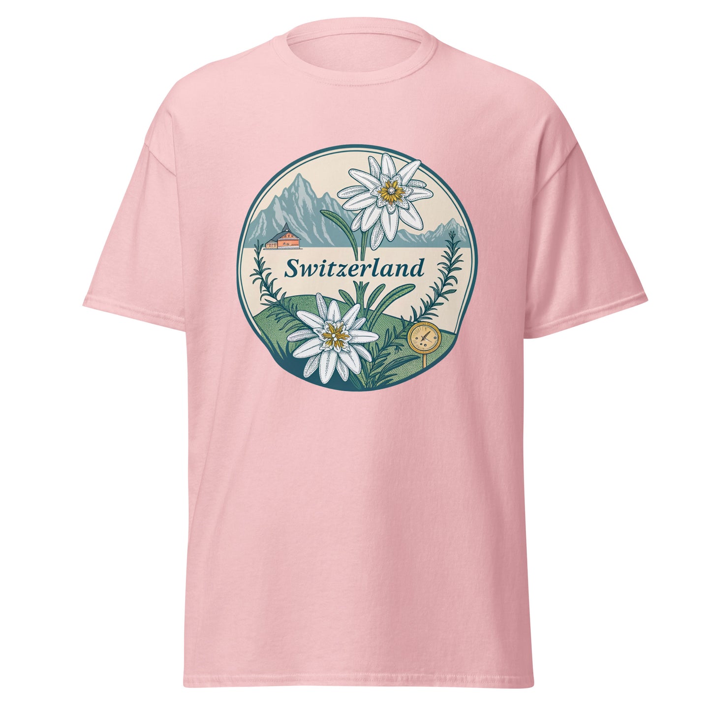 Switzerland - Unisex classic tee with print -RKM Inspiration - 95950990