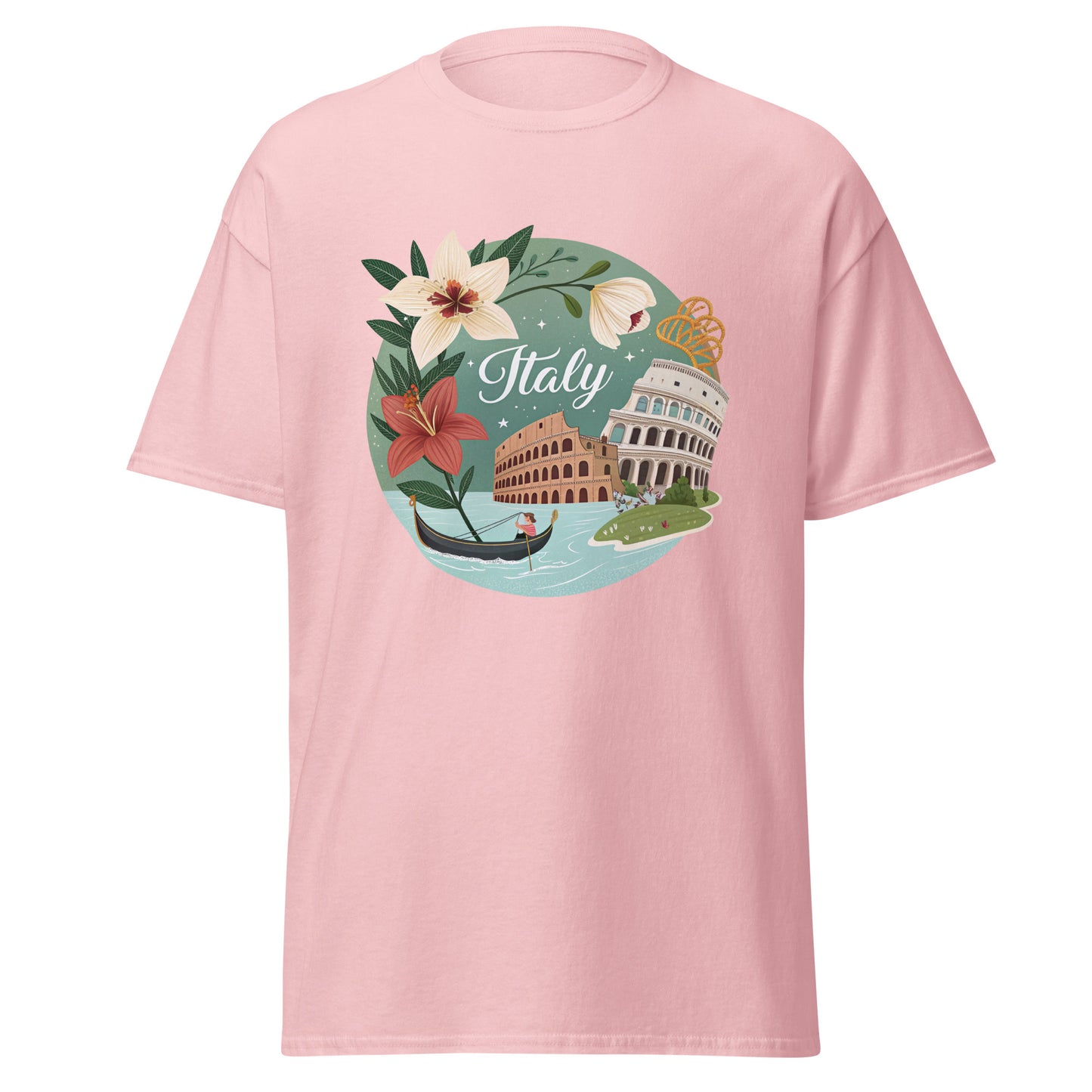 Italy - Unisex classic tee with print -RKM Inspiration - 4108038