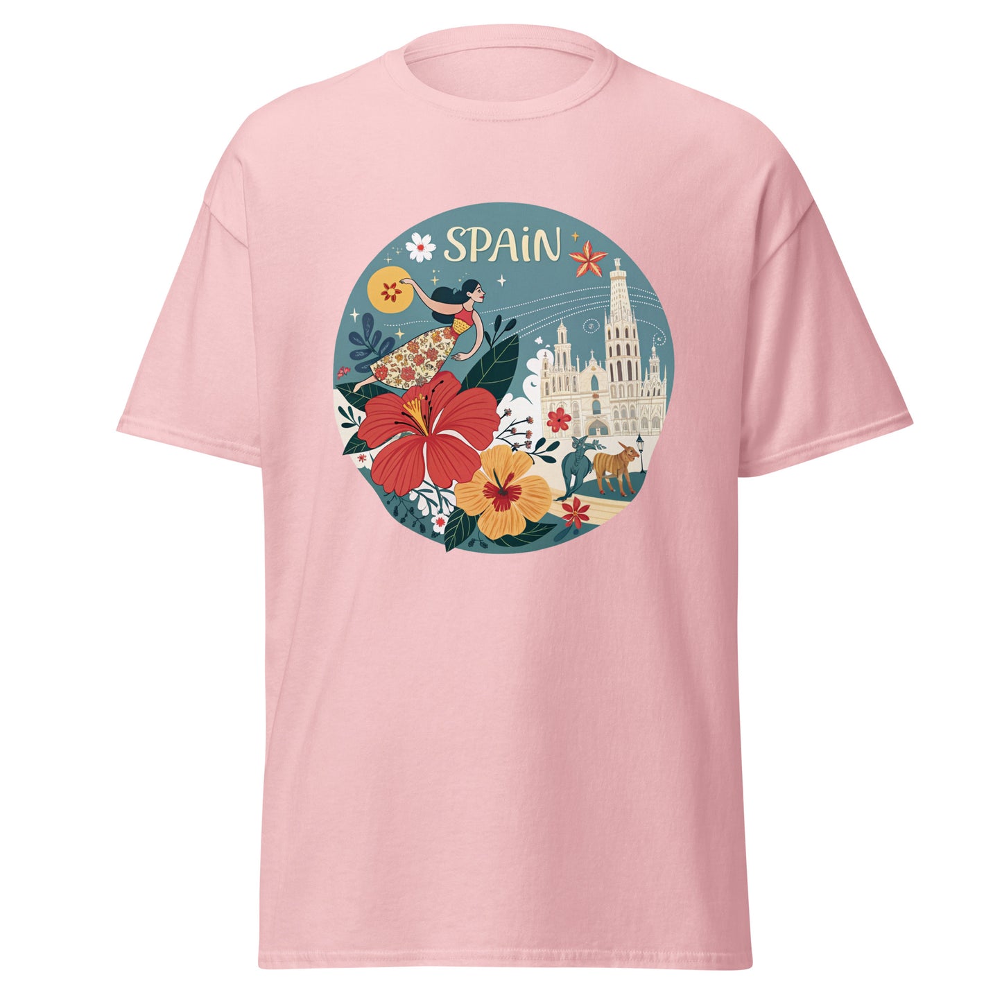 Spain - Unisex classic tee with print -RKM Inspiration - 14043128