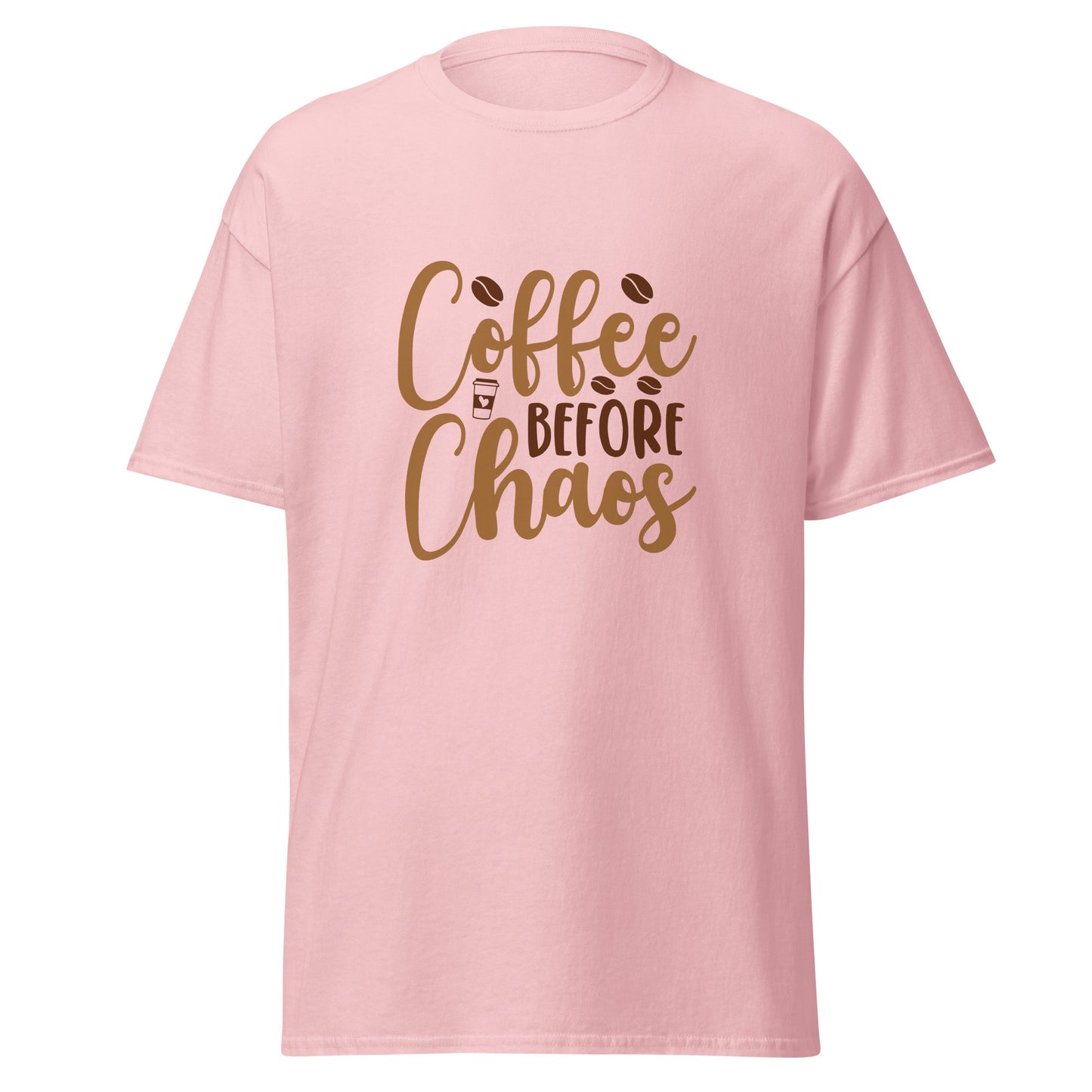 Coffee Before Chaos Shirt – Unisex Classic Tee Print -RKM Inspiration - 97882237