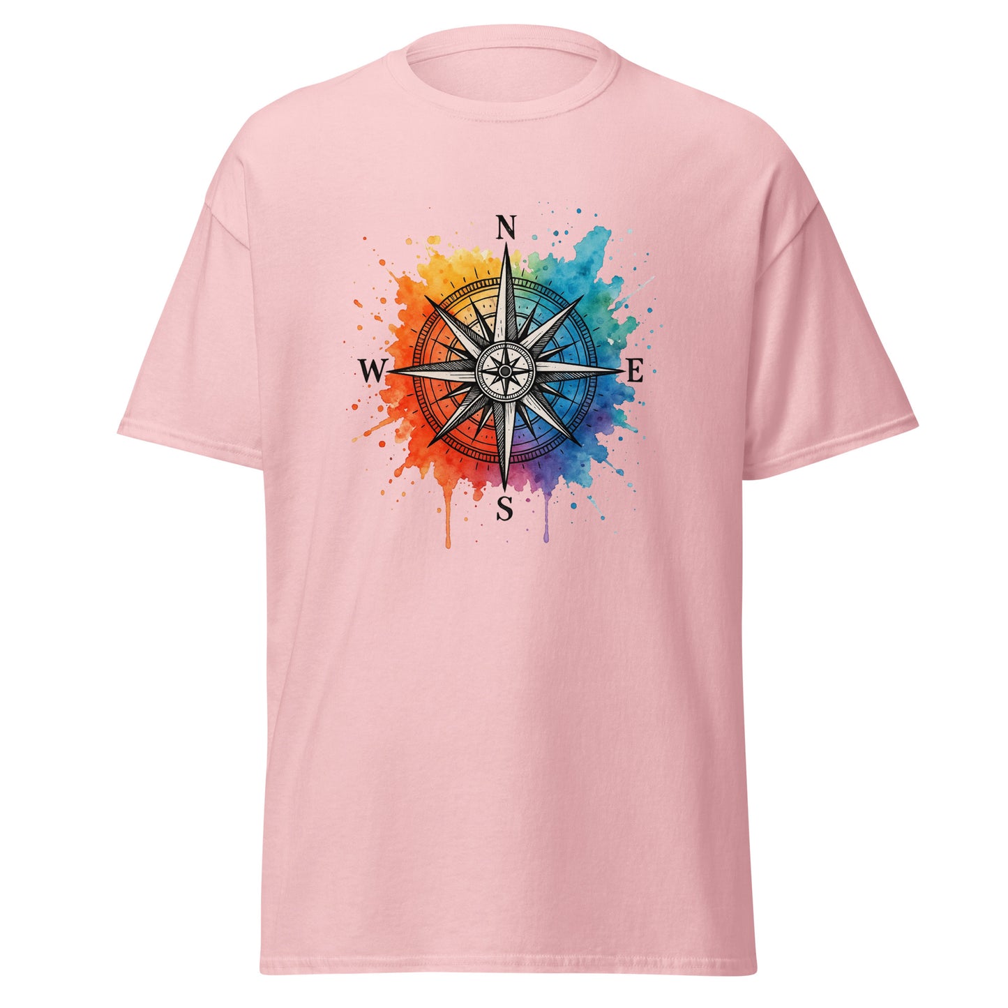 Compass - Unisex classic tee with print -RKM Inspiration - 78388323