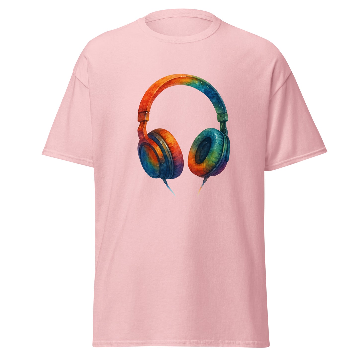 Headphones - Unisex classic tee with print -RKM Inspiration - 16922087