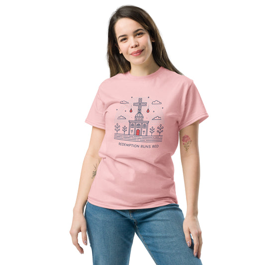 Redemption Runs Red - Unisex classic tee - RKM Inspiration  - 580106