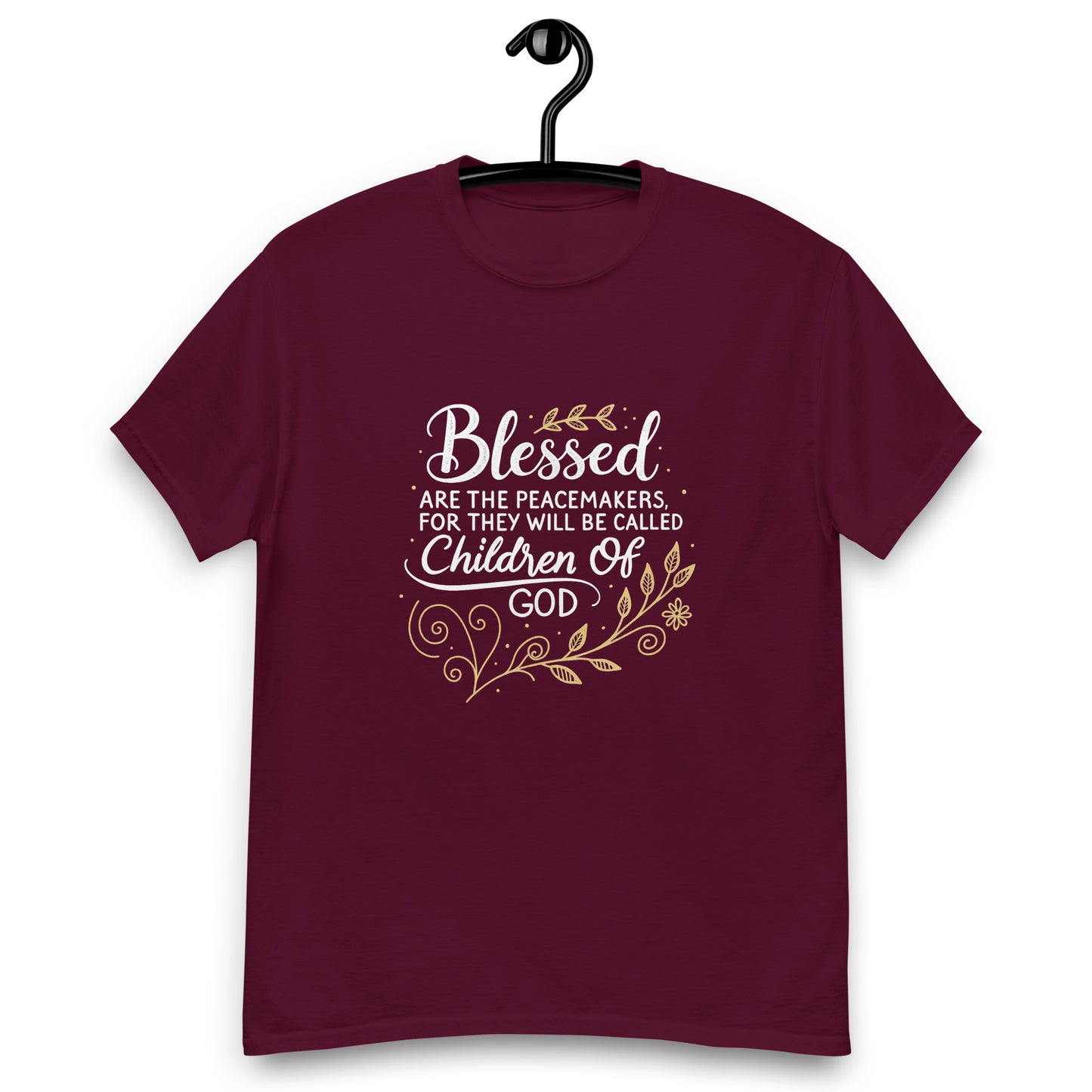 Christian Inspirational T-Shirt - Blessed are The Peacemakers -RKM Inspiration - 32608526