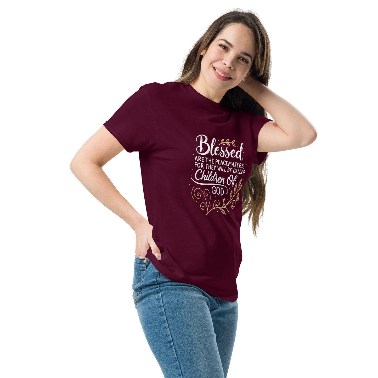 Christian Inspirational T-Shirt - Blessed are The Peacemakers -RKM Inspiration - 98512066