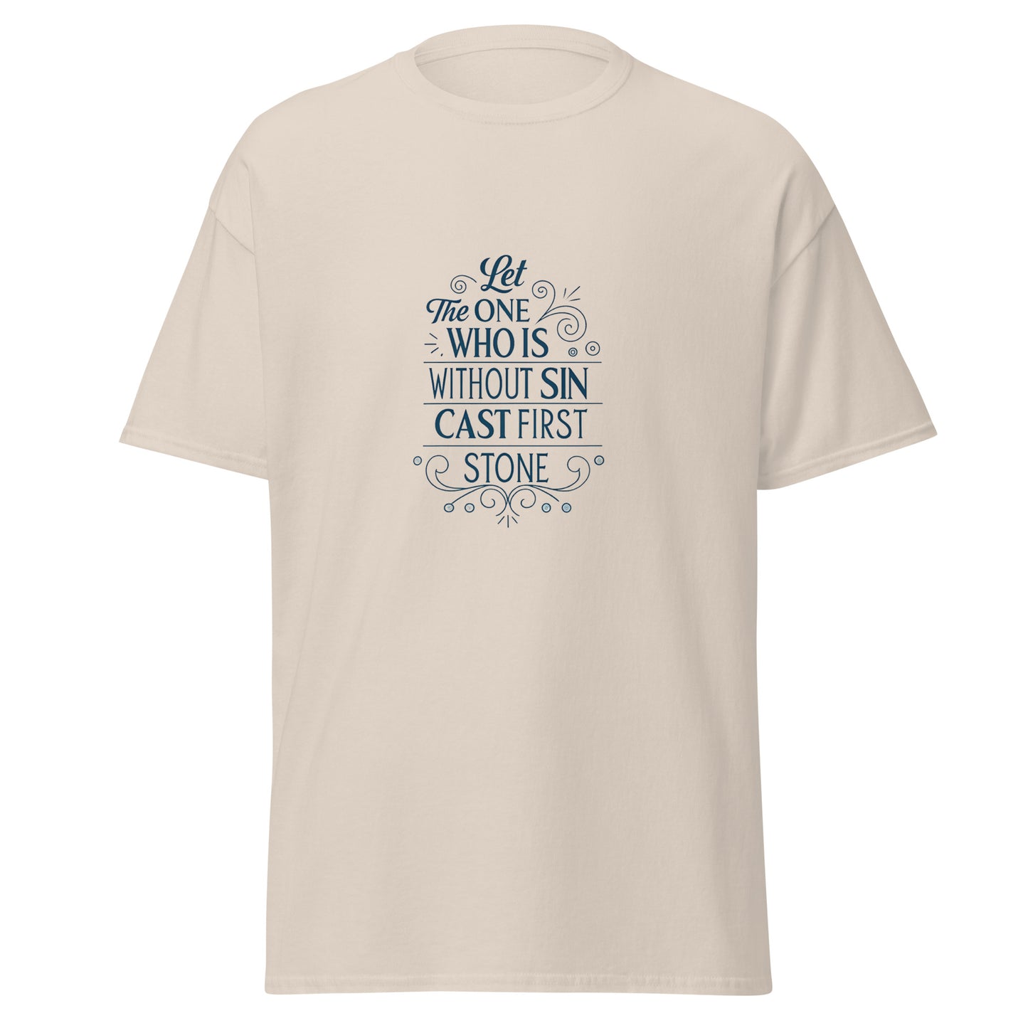 Christian Inspirational T-Shirt - Stone Casting -RKM Inspiration - 92059755