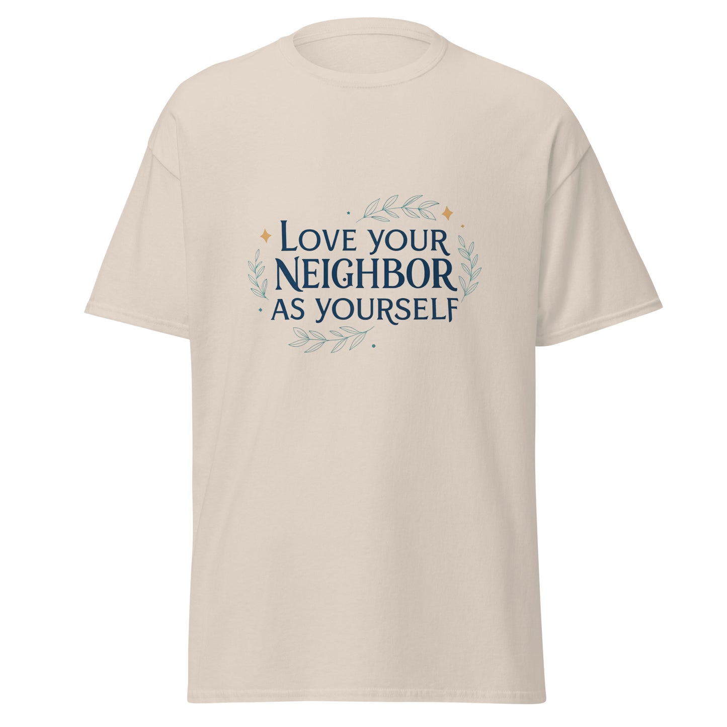 Christian Inspirational T-Shirt - Love Your Neighbor -RKM Inspiration - 72346745