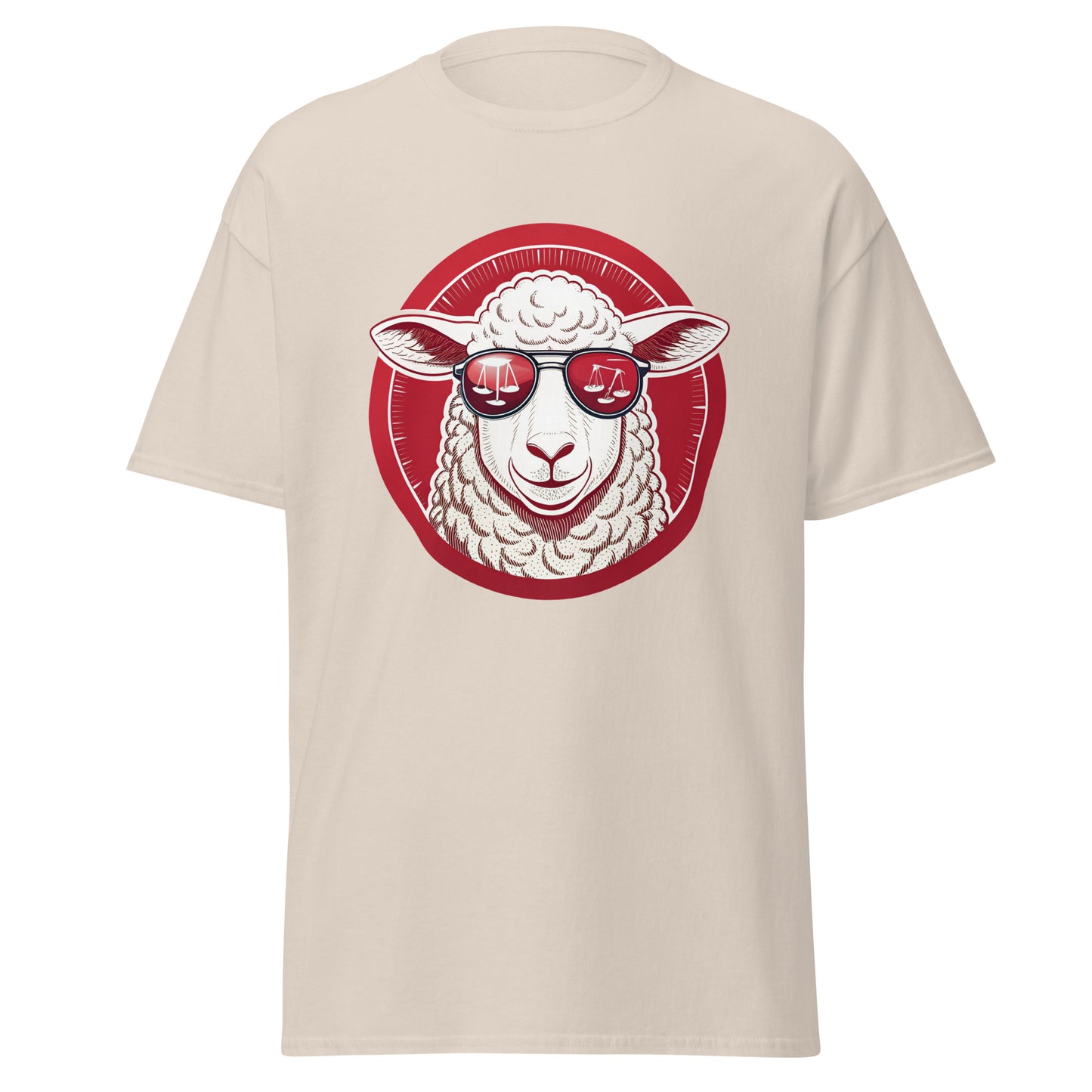Christian Inspirational T-Shirt - Truth and Justice Lamb -RKM Inspiration - 96069642