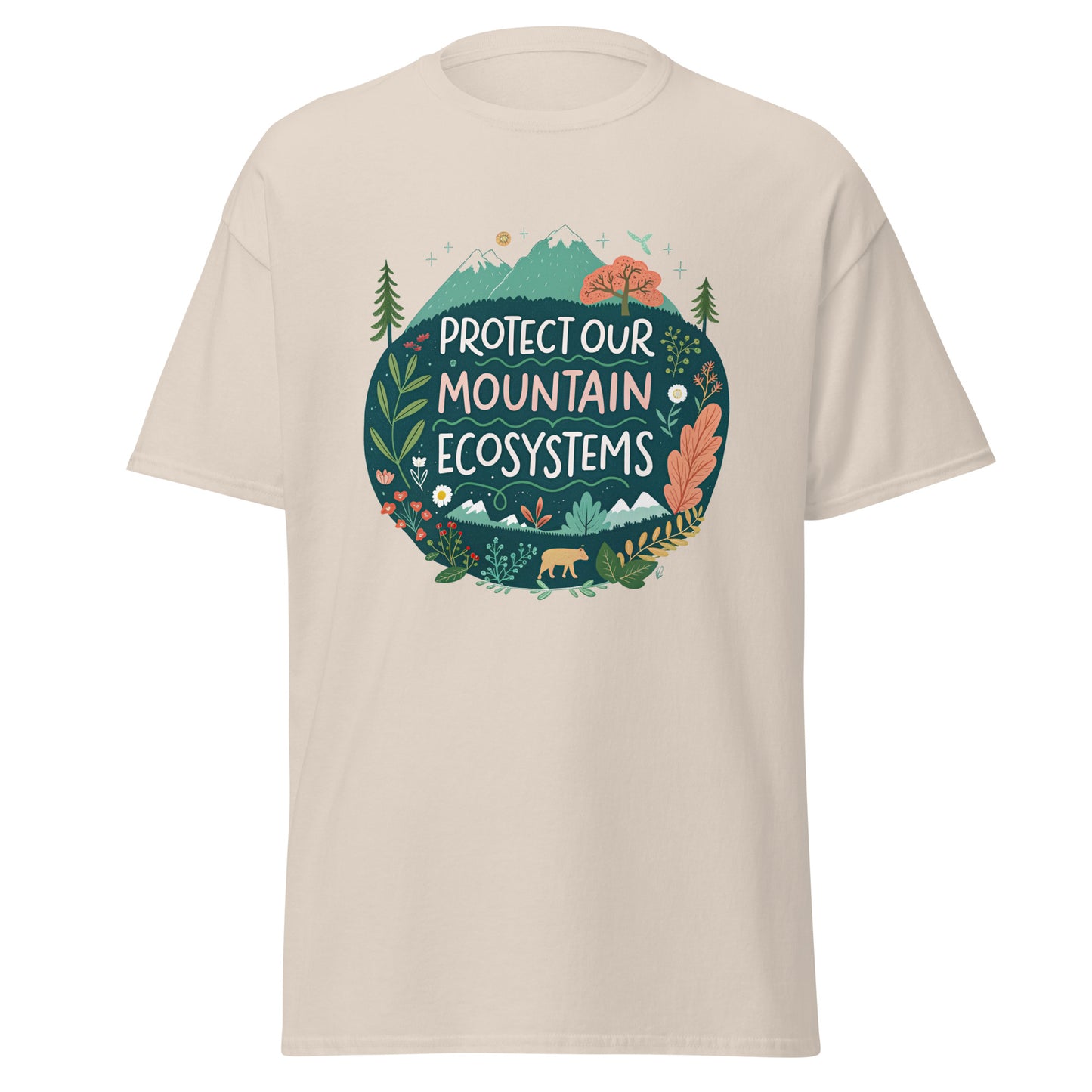 Protect Our Mountains tee with print -RKM Inspiration - 41474588