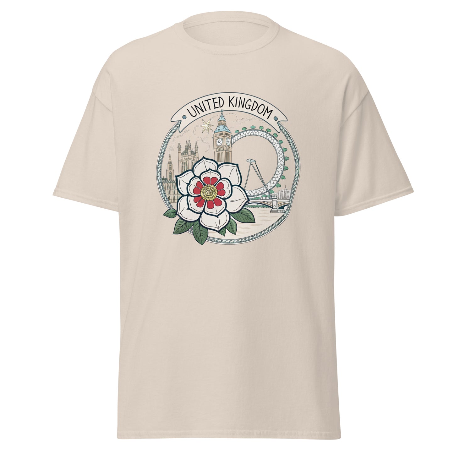 United Kingdom - Unisex classic tee with print -RKM Inspiration - 52720437