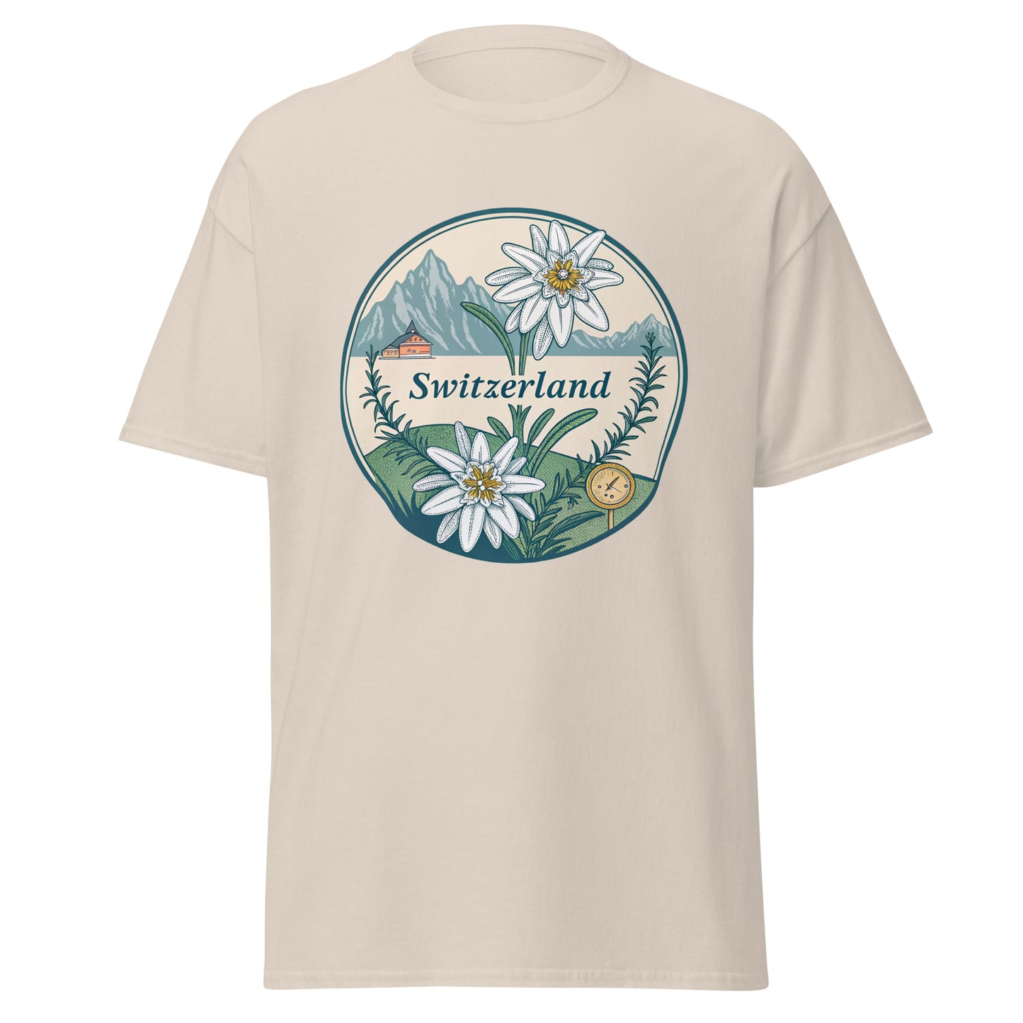 Switzerland - Unisex classic tee with print -RKM Inspiration - 29773252
