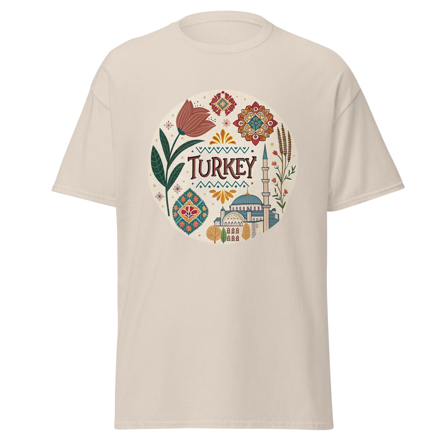Turkey - Unisex classic tee with print -RKM Inspiration - 90179503
