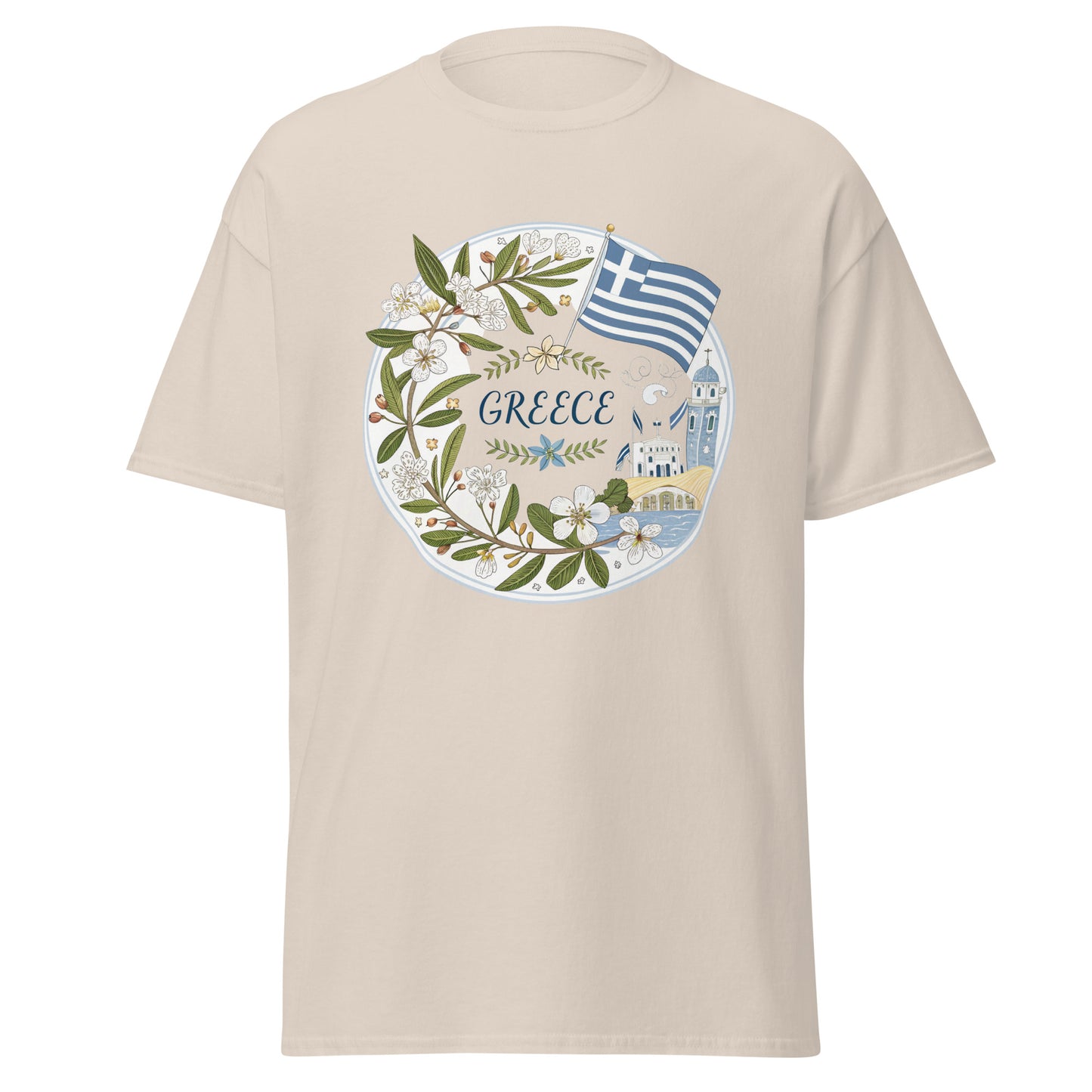 Greece - Unisex classic tee with print -RKM Inspiration - 32407950