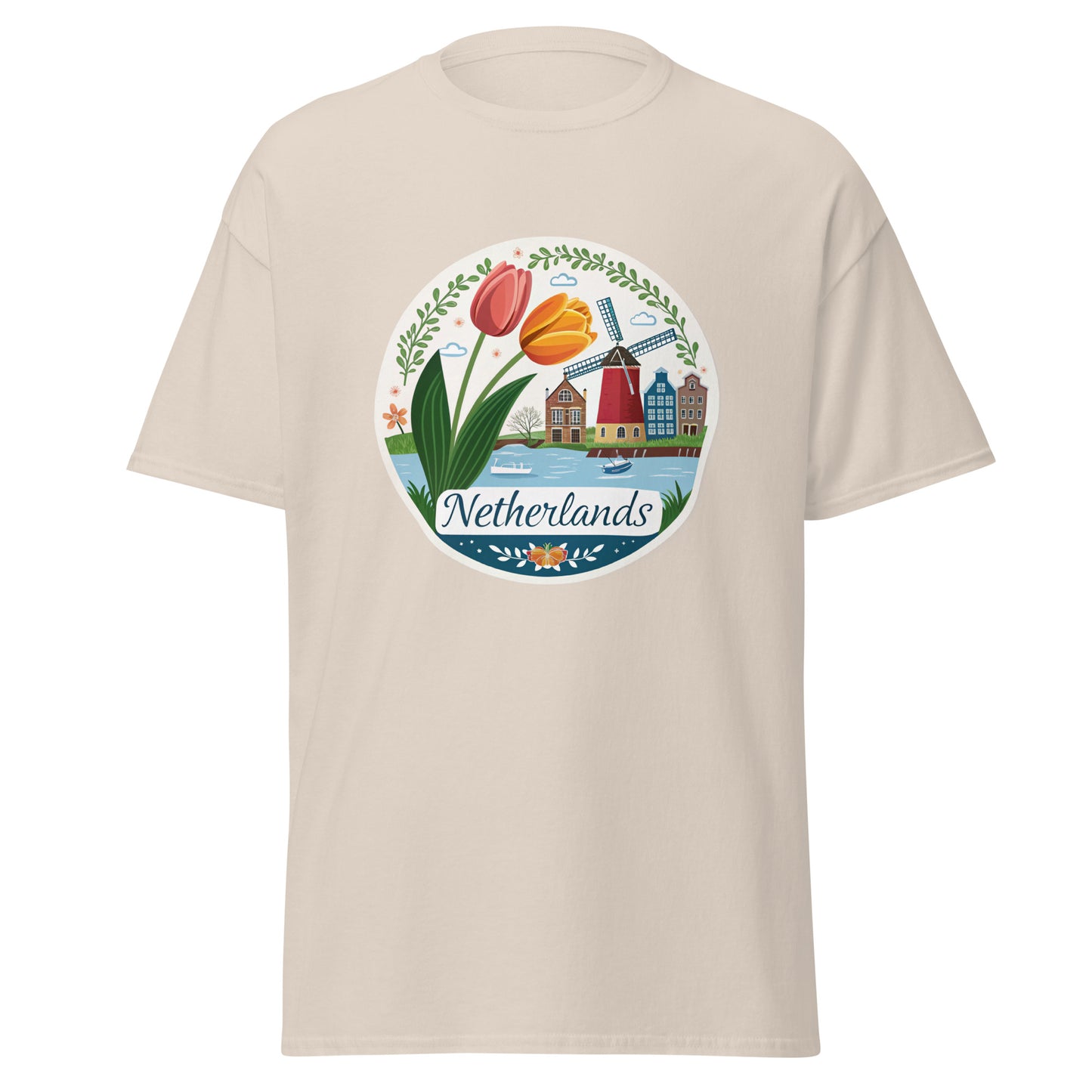 Netherlands - Unisex classic tee with print -RKM Inspiration - 11615776