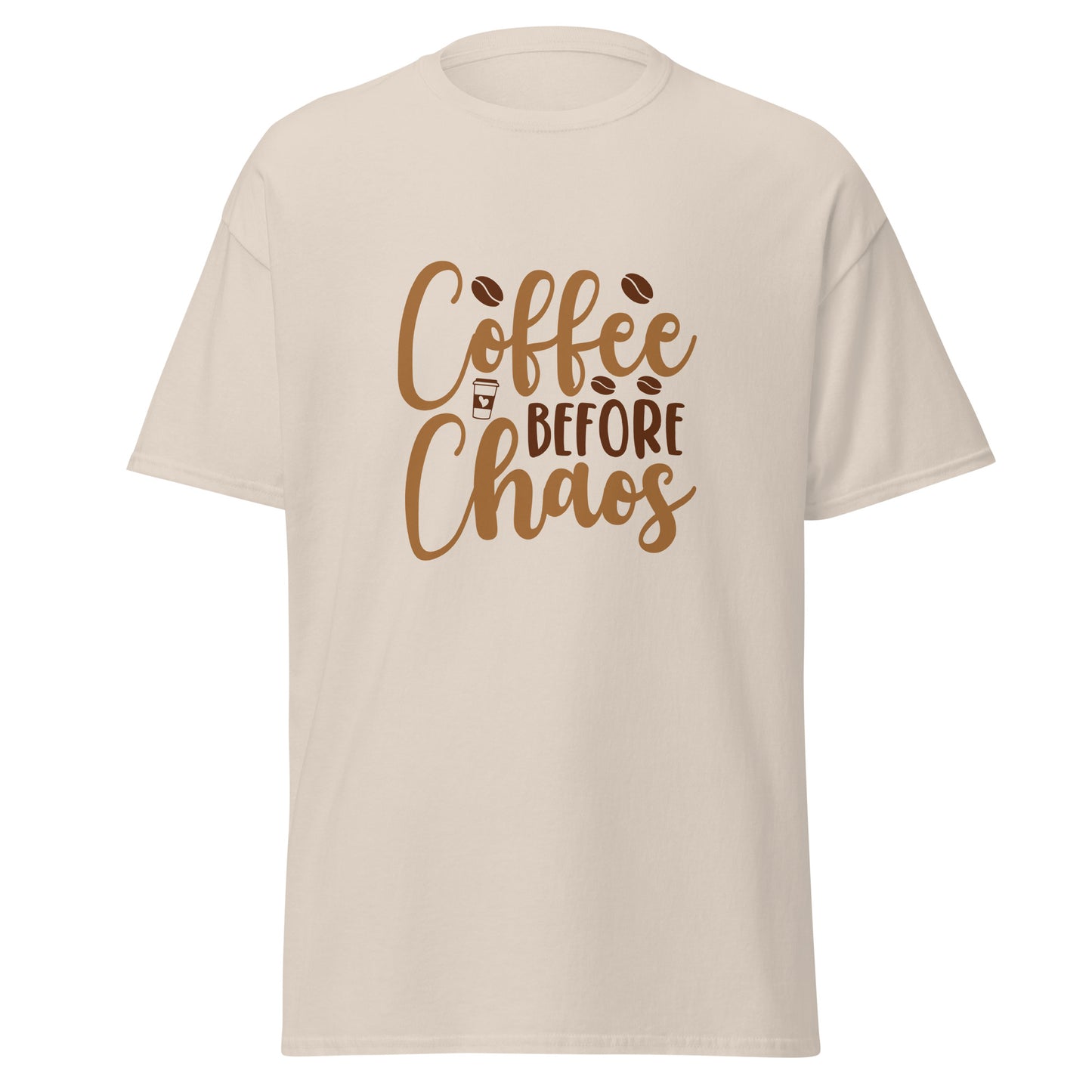 Coffee Before Chaos Shirt – Unisex Classic Tee Print -RKM Inspiration - 5622968