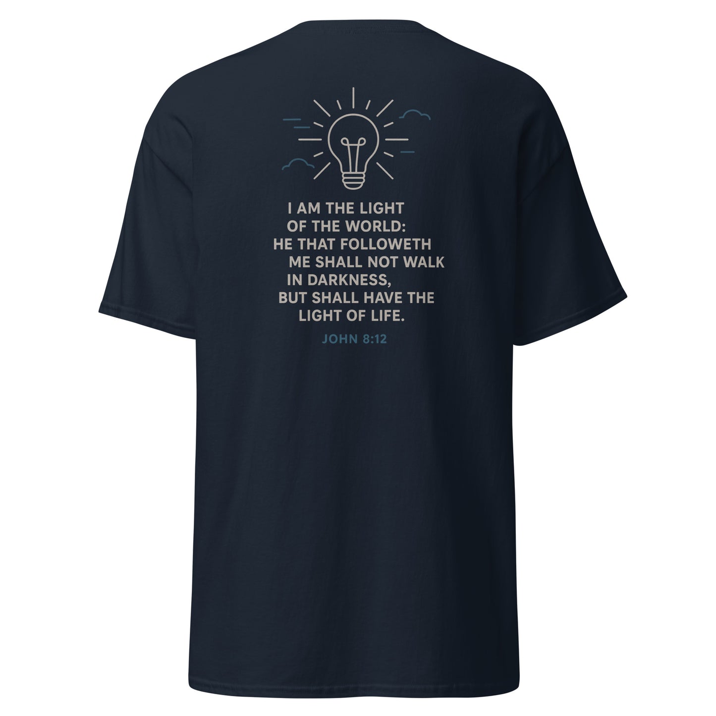 Gospel of John 8:12 - Unisex classic tee - RKM Inspiration  - 40522664