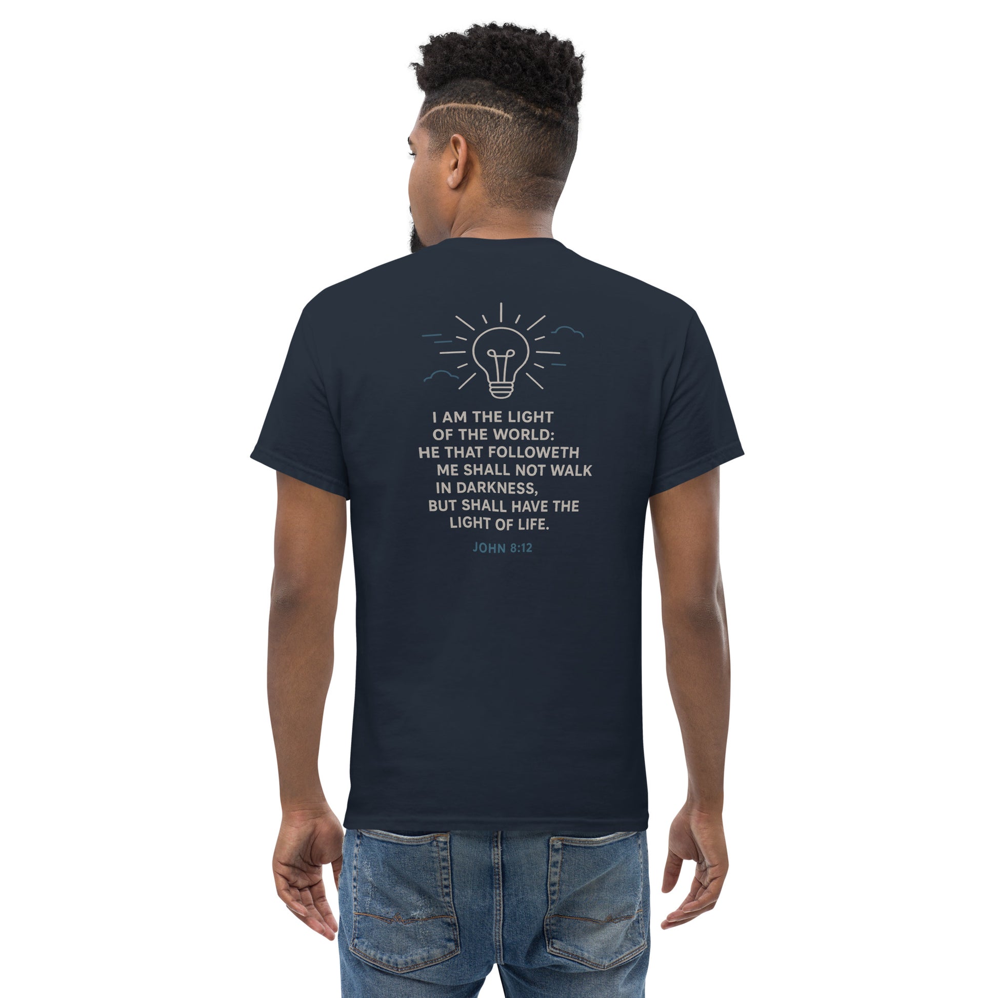 Gospel of John 8:12 - Unisex classic tee - RKM Inspiration  - 7827291