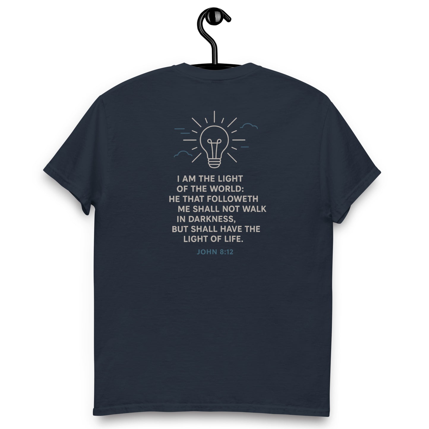 Gospel of John 8:12 - Unisex classic tee - RKM Inspiration  - 48928736